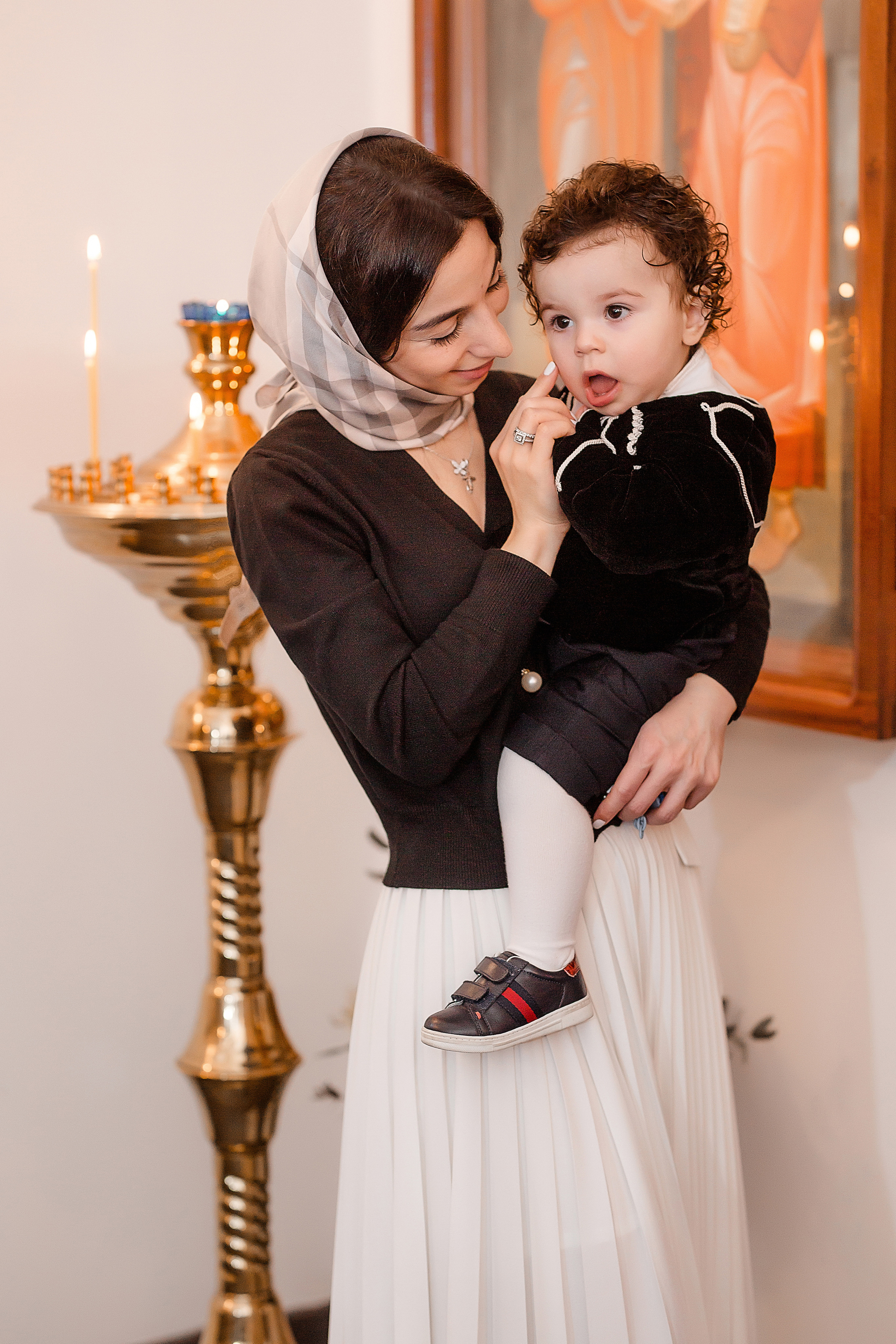 Крещение. Семейный и детский фотограф в Москве Вера Ускова