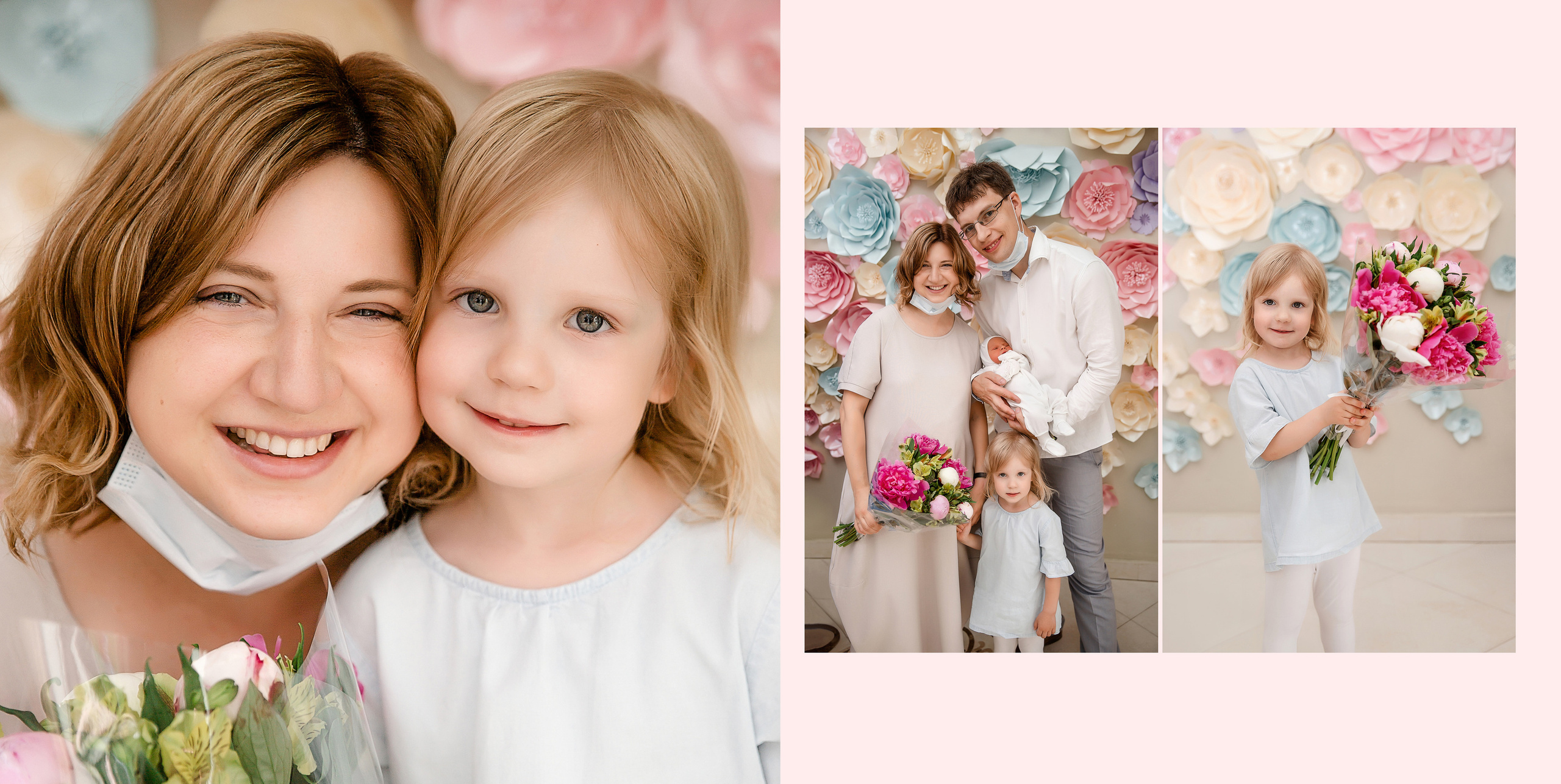 Выписка из роддома. Фотокнига. Семейный и детский фотограф в Москве Вера Ускова