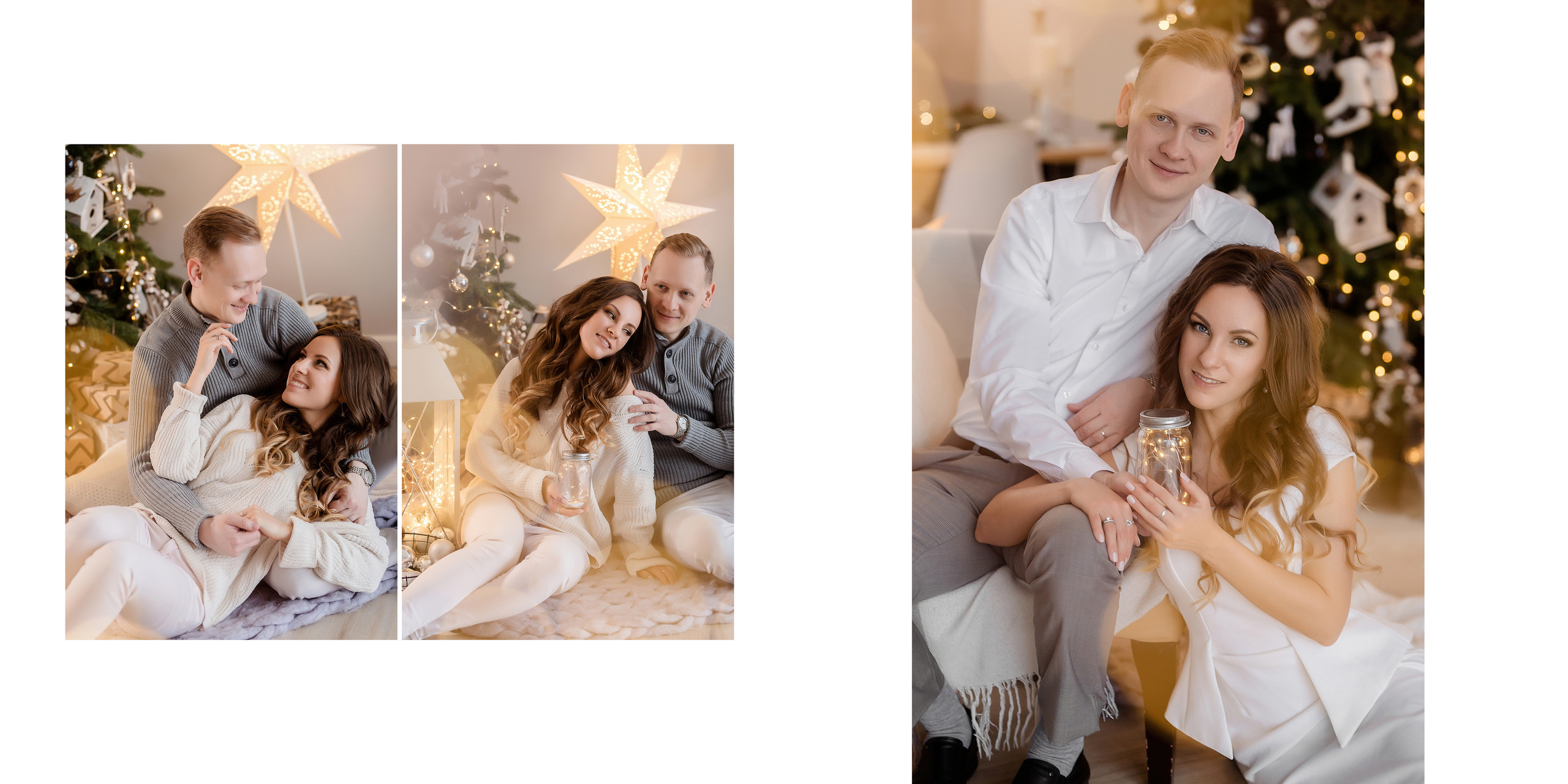 Новогодняя фотосессия в студии. Фотокнига. Семейный и детский фотограф в Москве Вера Ускова