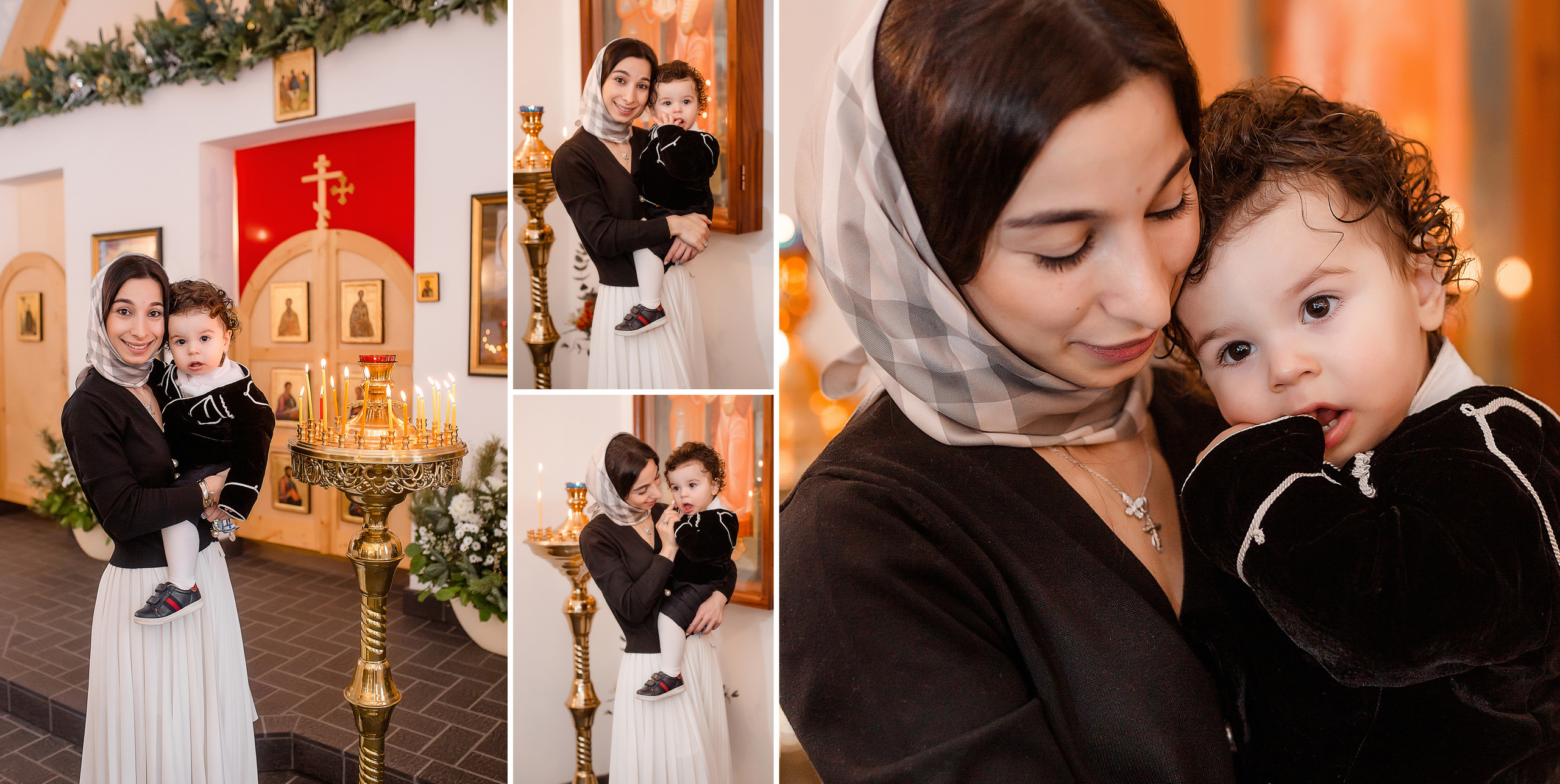 Крещение в православном храме в Москве. Фотокнига. Семейный и детский фотограф в Москве Вера Ускова