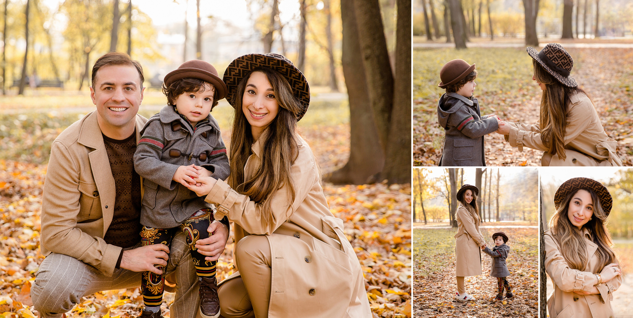 Осенняя фотосессия в парке Воронцовские пруды. Фотокнига. Семейный и детский фотограф в Москве Вера Ускова