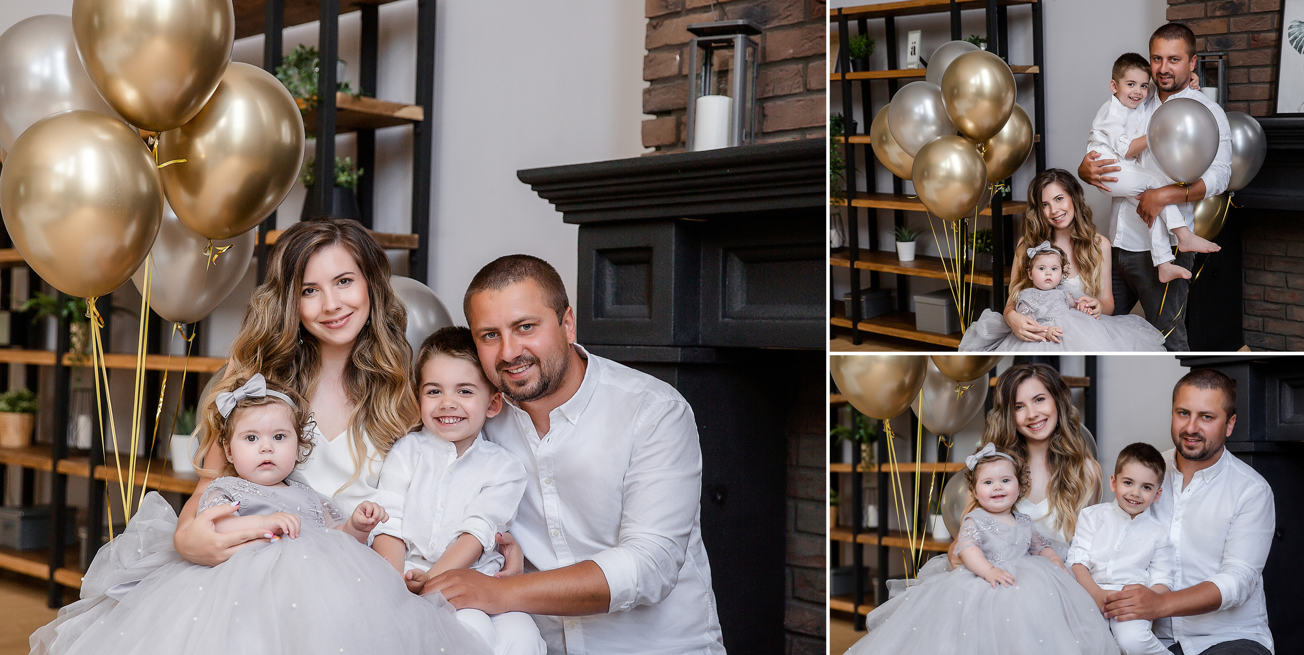 Семейная фотосессия в студии. Фотокнига. Семейный и детский фотограф в Москве Вера Ускова