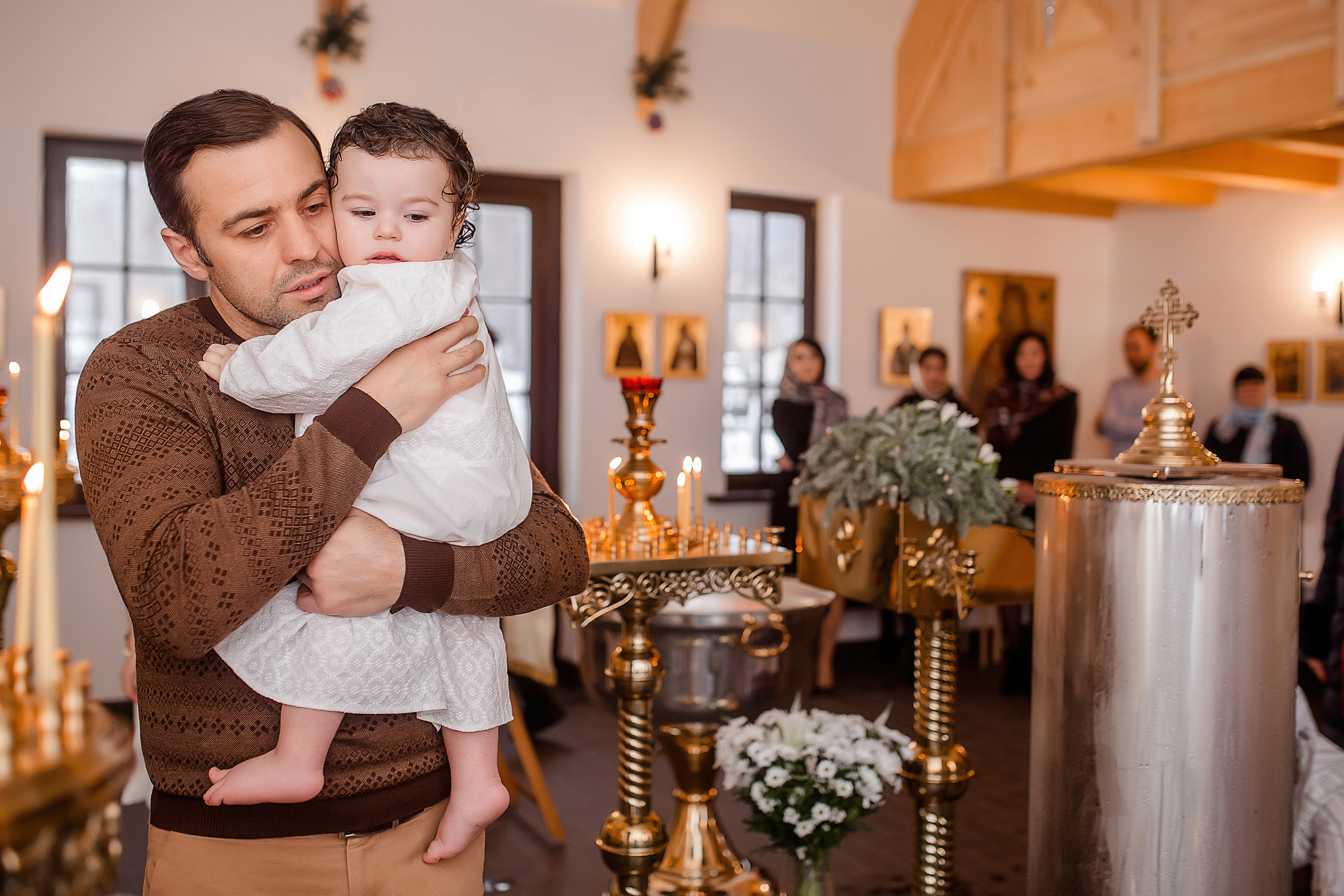 Крещение. Семейный и детский фотограф в Москве Вера Ускова