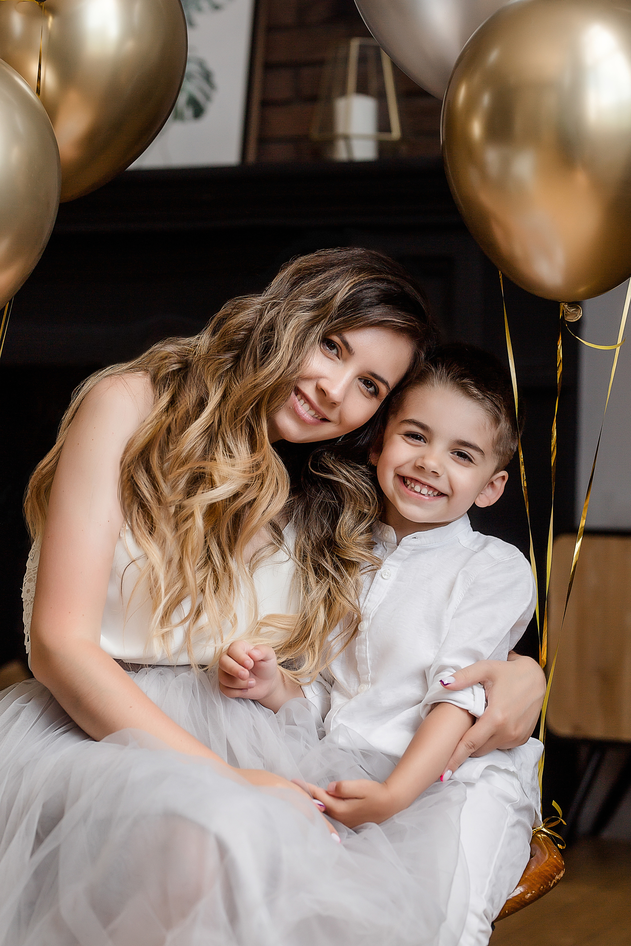 Семейная фотосессия в студии. Василина, Дмитрий, Егор и Ксюша. Семейный и детский фотограф в Москве Вера Ускова