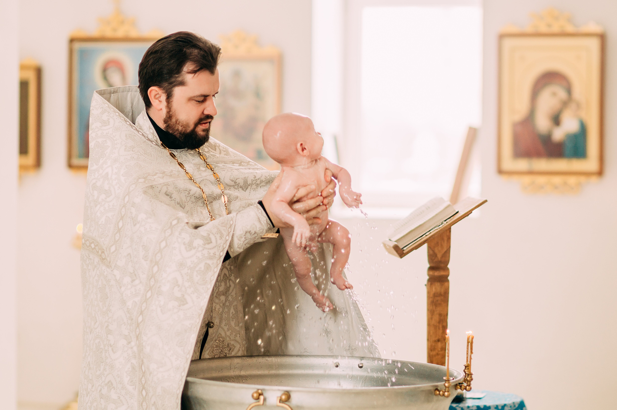 Крещение. Семейный и детский фотограф в Москве Вера Ускова