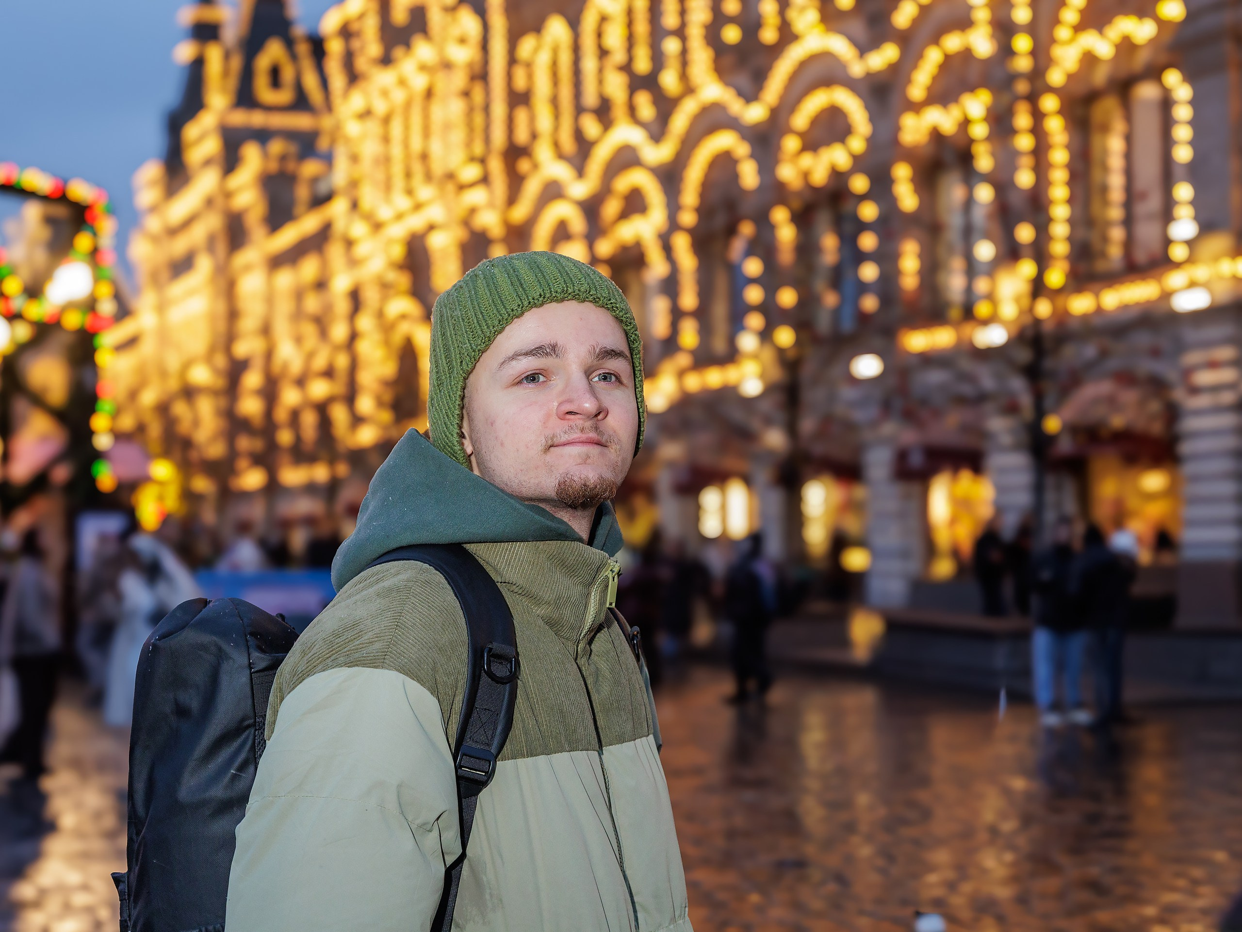 Новогодняя прогулка. Фотограф Алексей Зозин в Москве
