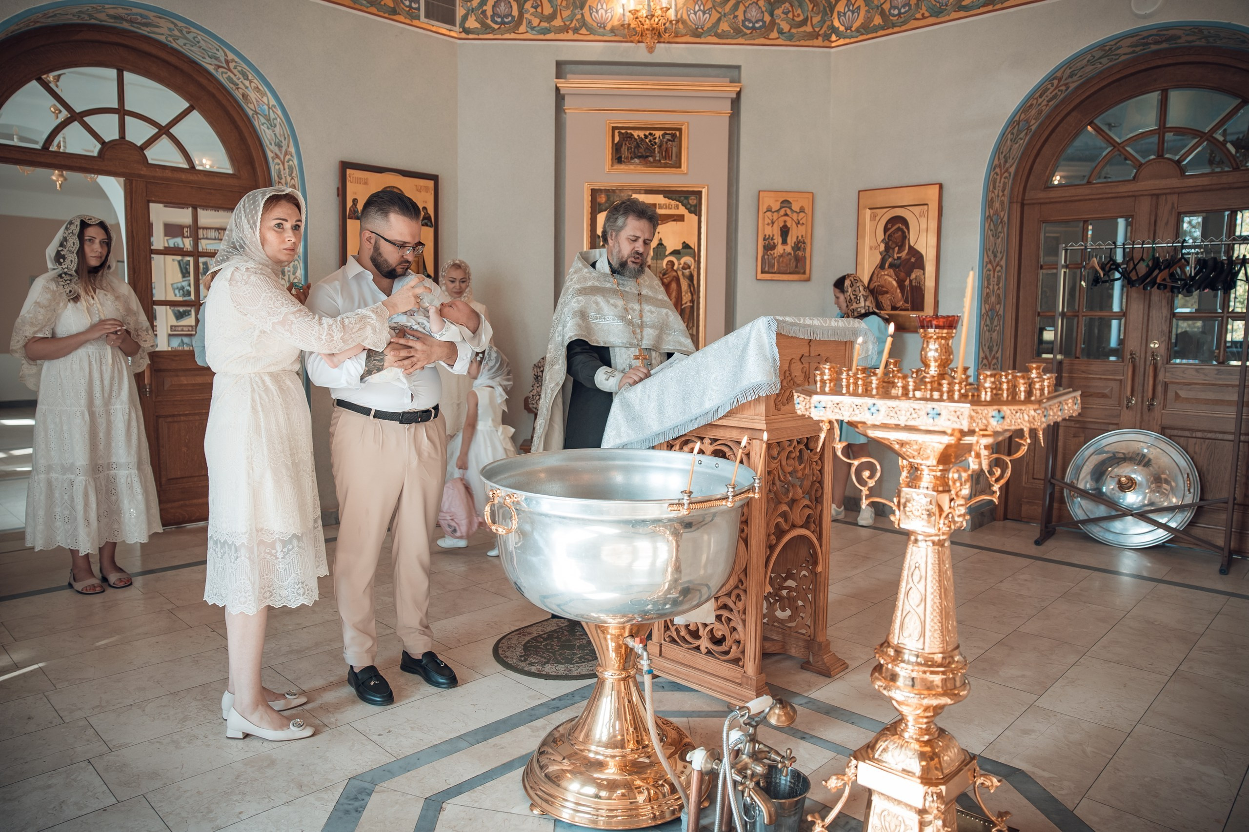 Таинство крещения. Семейный и детский фотограф в Москве Орешина Юлия