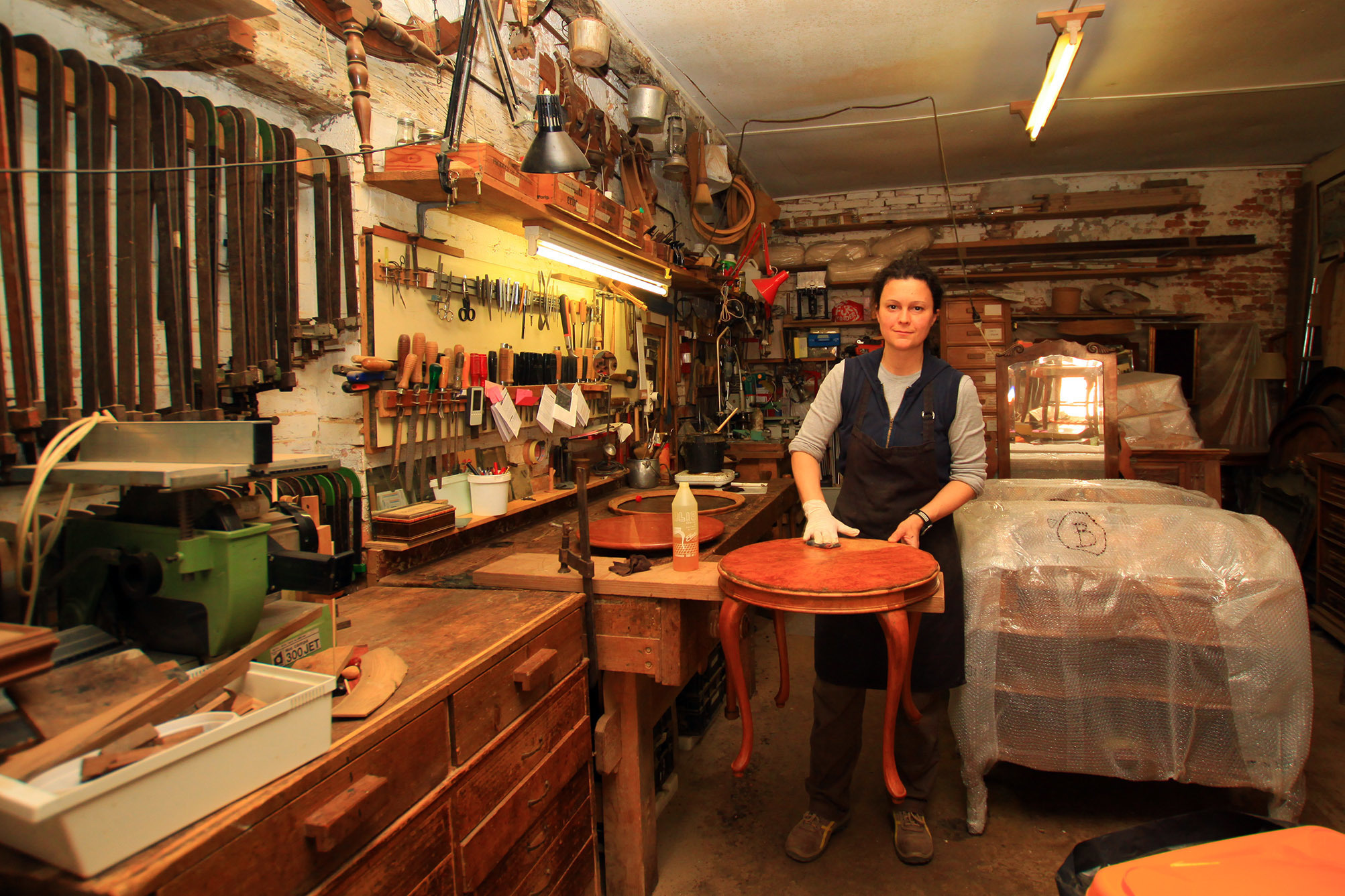 Италия, Венеция, мастерская, деревообработка, реставрация