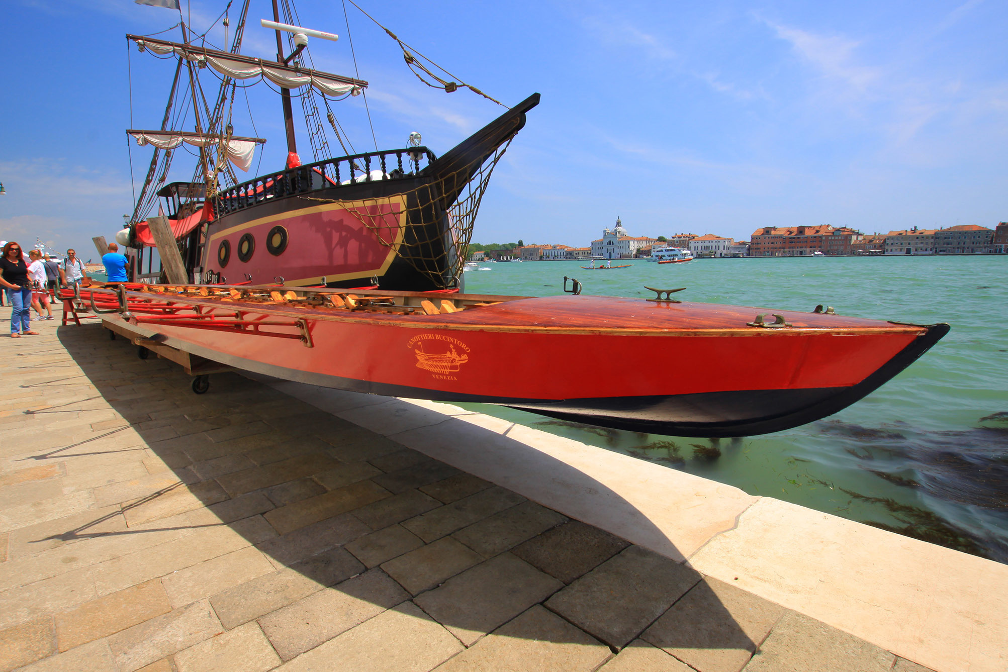 Италия, Венеция, гандолы, гандола, канал