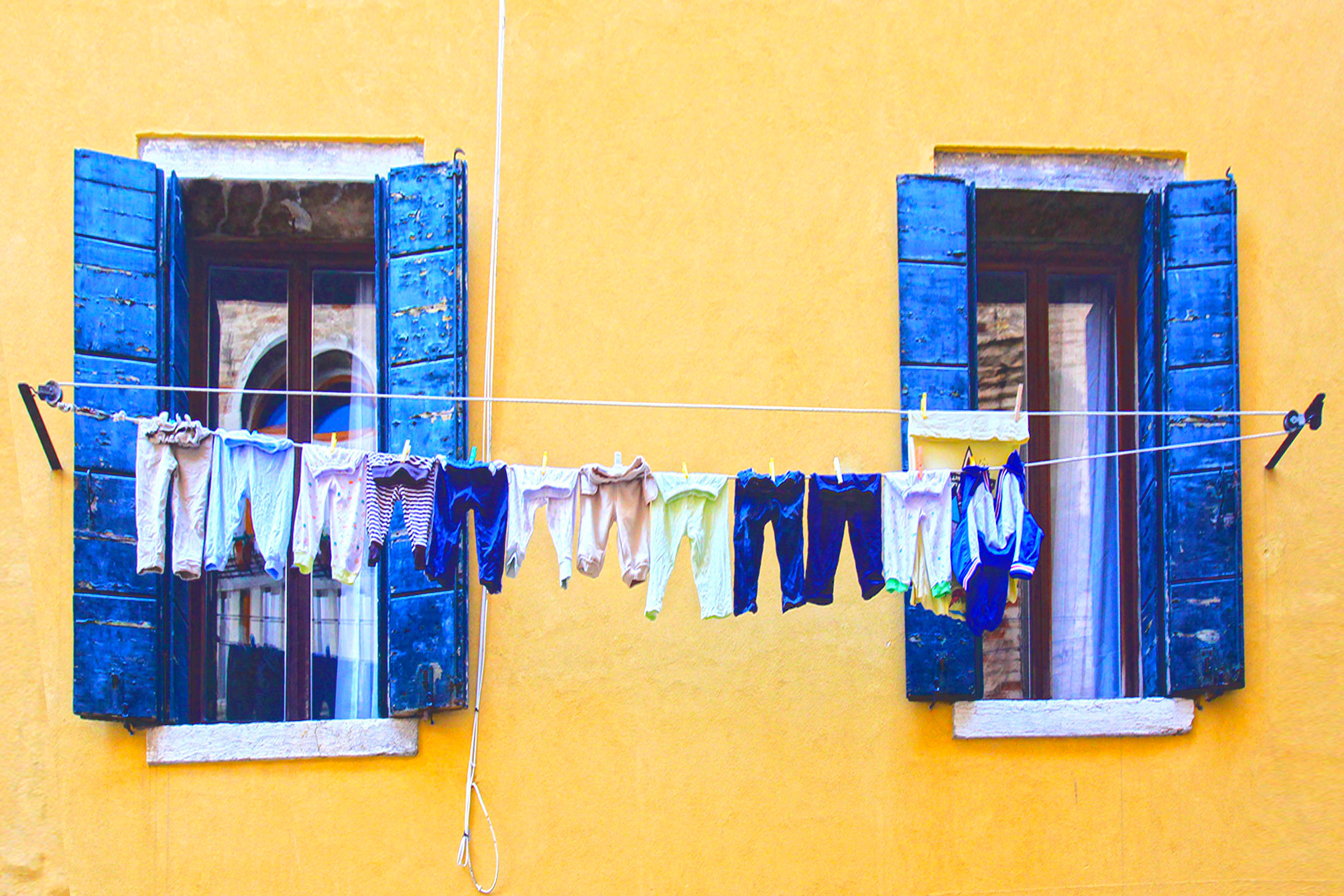 Италия, Венеция, сушка белья