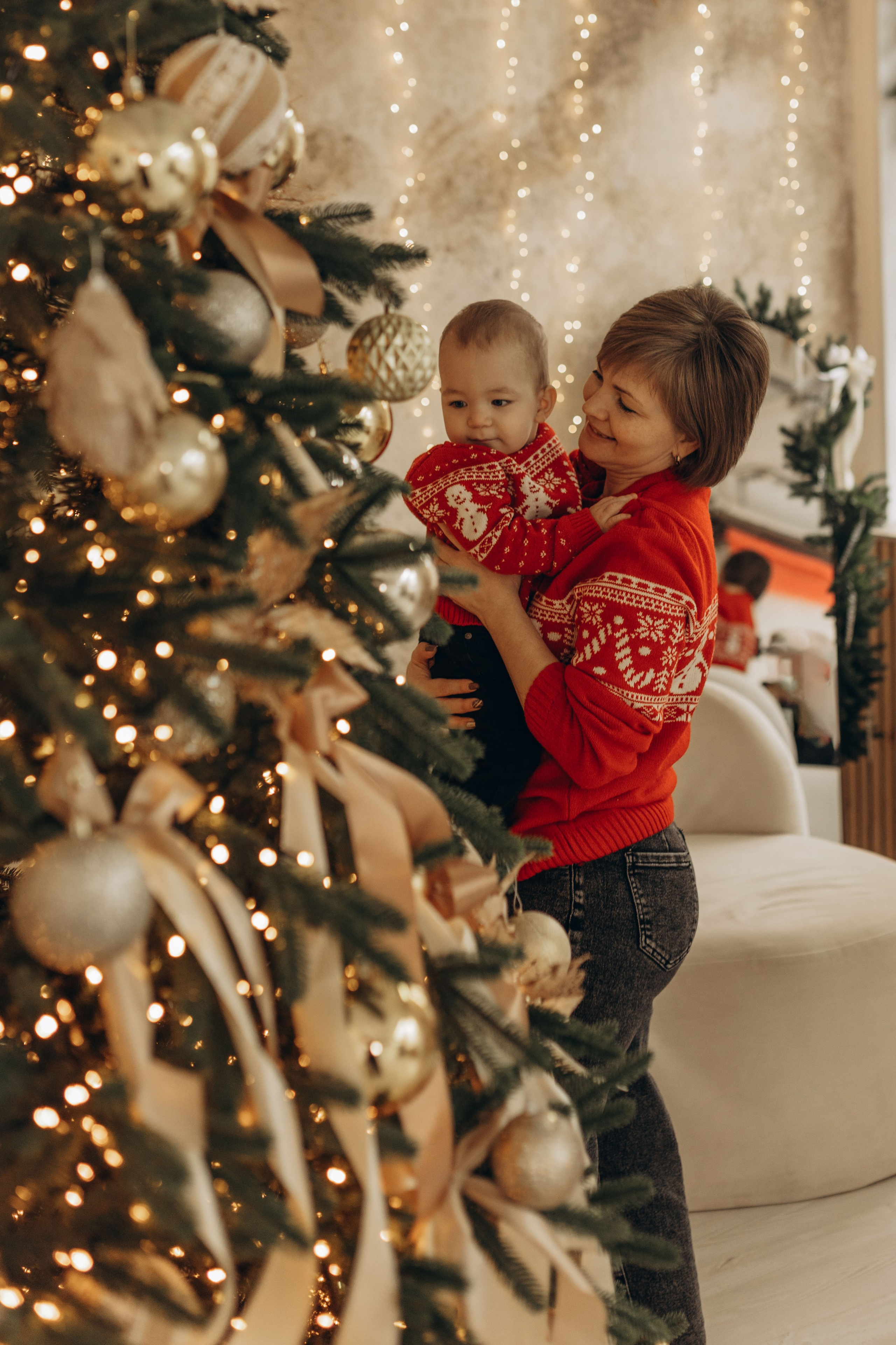 Яркий новый год мама и 2 сыночка. Фотограф в Ставрополе Svetlana Matveeva