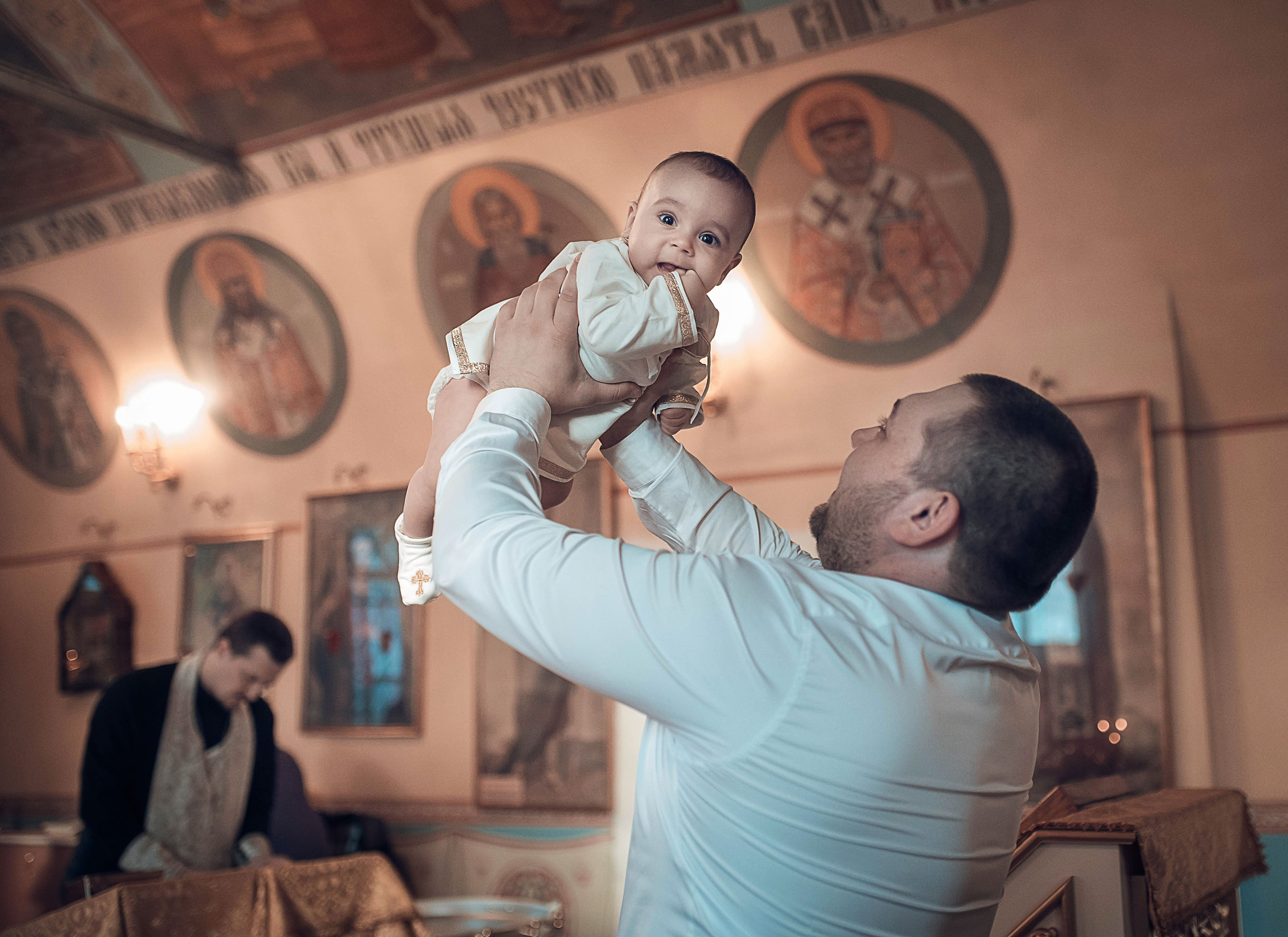 Съемка крещения в Красноярске. Фотографы крещения/венчания  Красноярск Татьяна и Вячеслав Переваловы