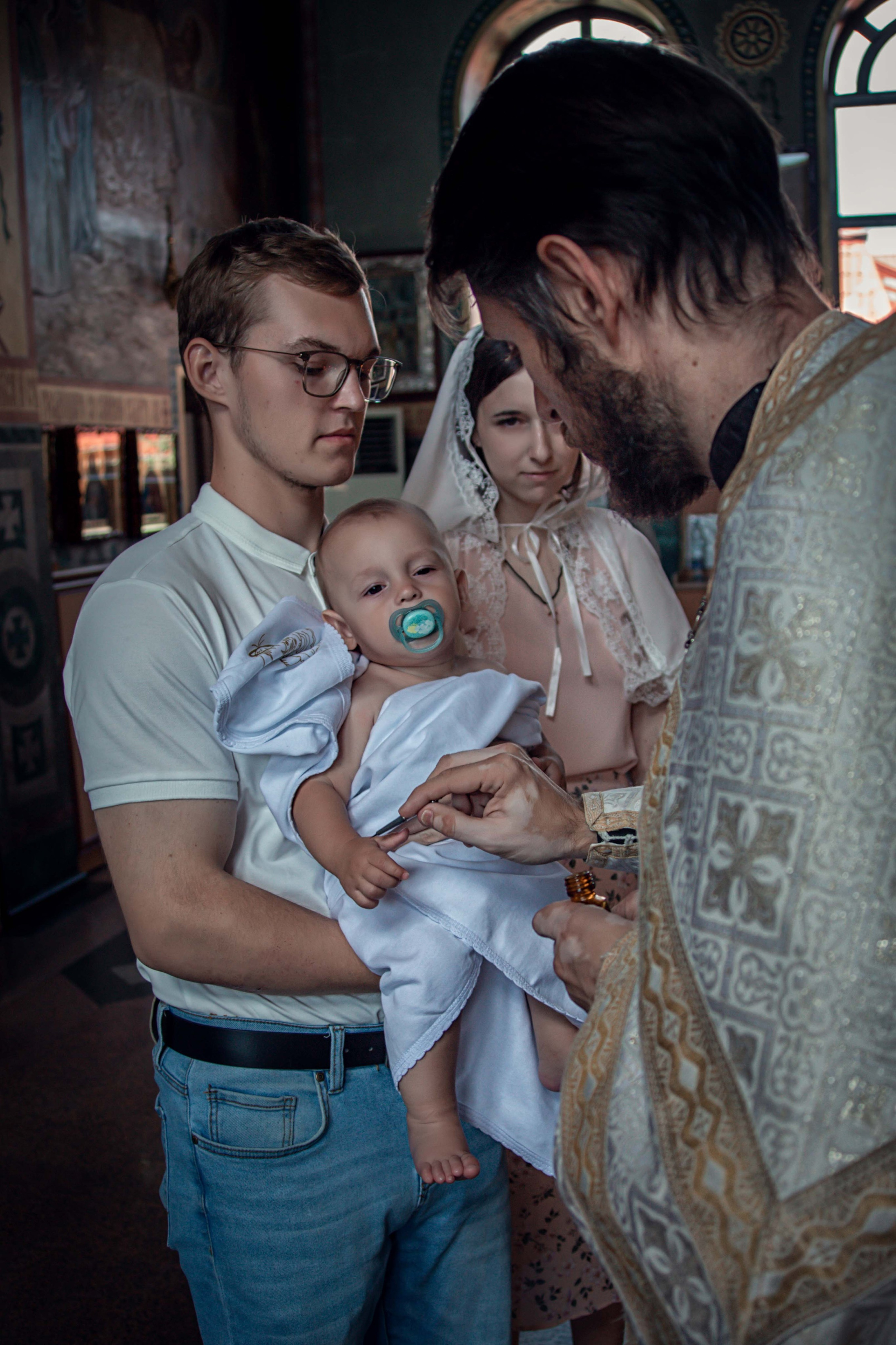 Крещение. Семейный и детский фотограф в Москве Ольга Кривенцова