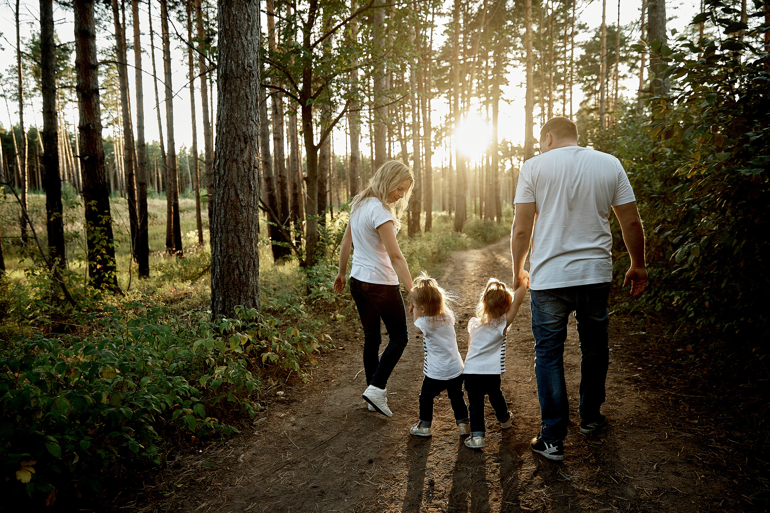 Семейная фотосессия в лесу. Свадебный фотограф в Ульяновске Александр Никитин
