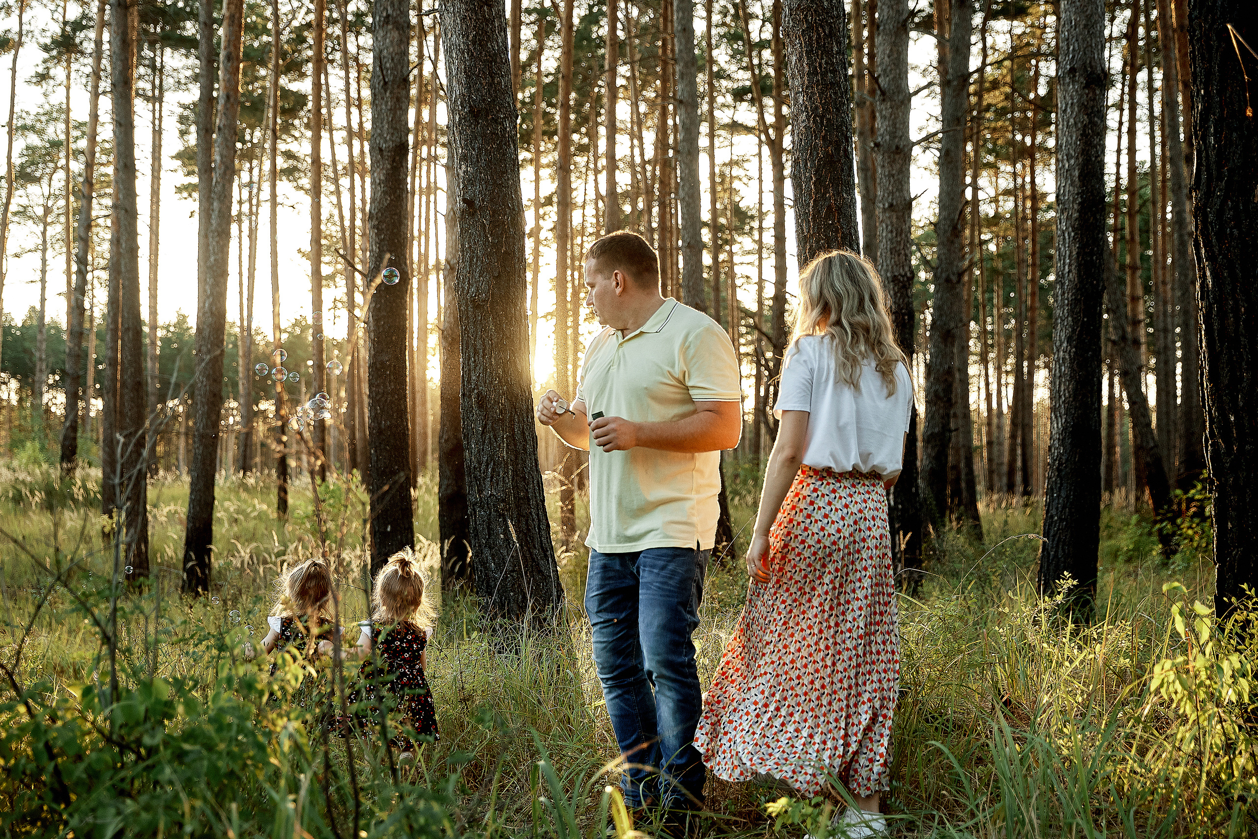 Семейная фотосессия в лесу. Свадебный фотограф в Ульяновске Александр Никитин