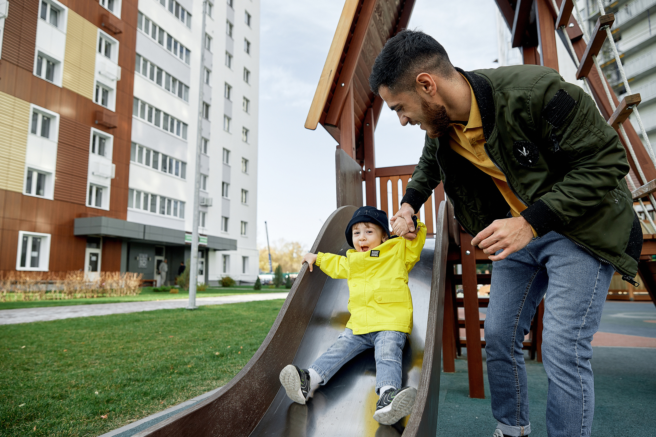Семейная съёмка на территории ЖК Аквамарин. Свадебный фотограф в Ульяновске Александр Никитин