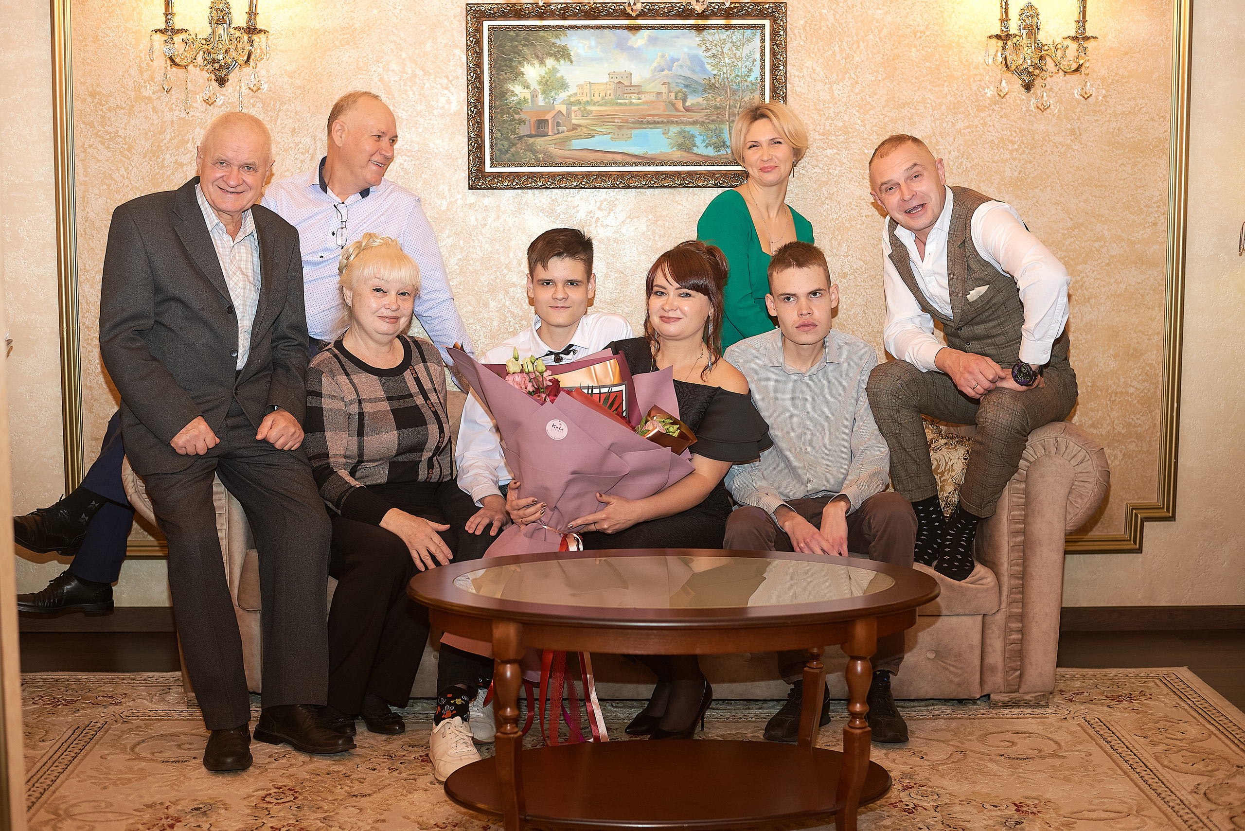 Юбилей. Фотограф Елена Дука. Контент съемка. Семейная фотография