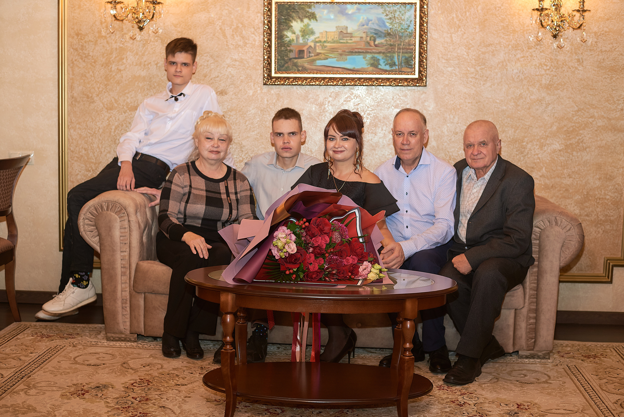 Юбилей. Фотограф Елена Дука. Контент съемка. Семейная фотография