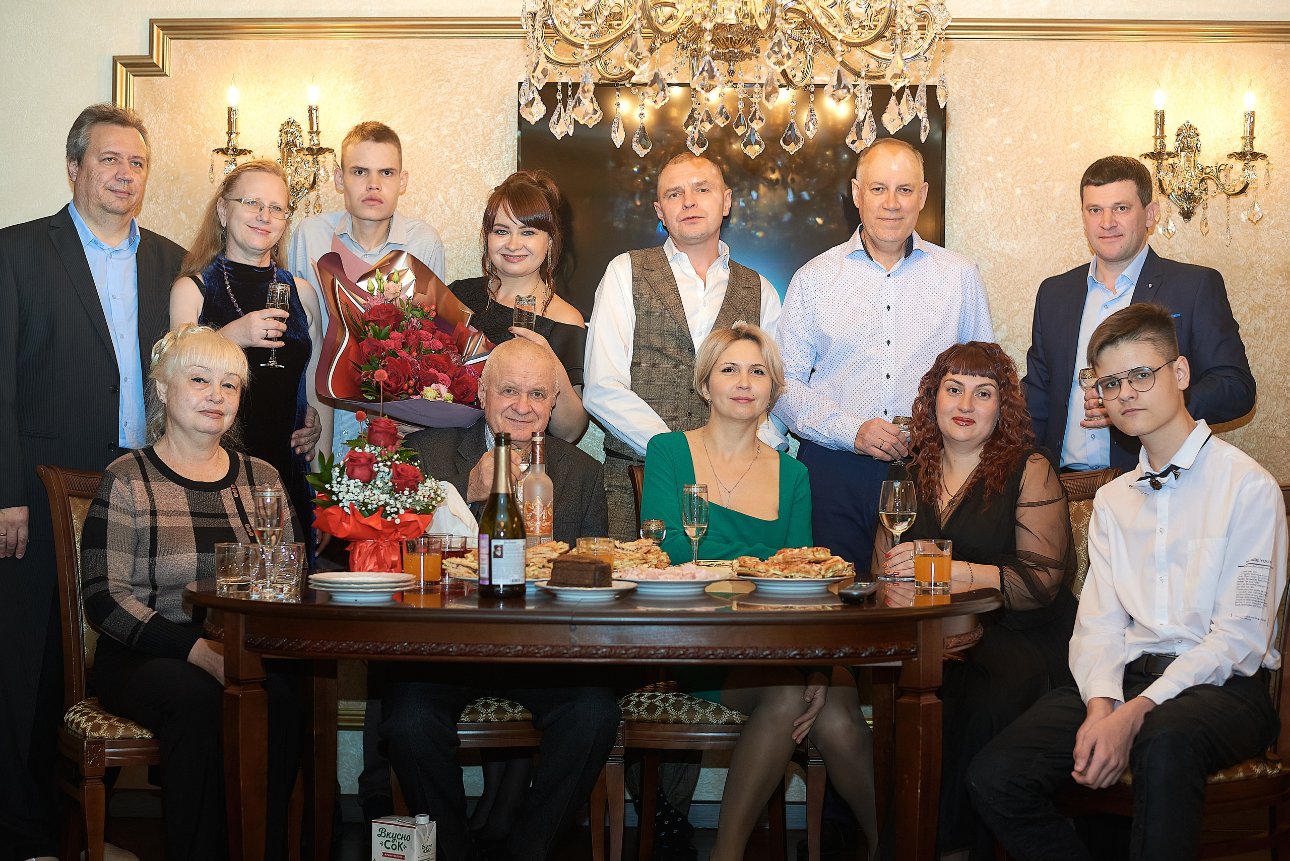 Юбилей. Фотограф Елена Дука. Контент съемка. Семейная фотография