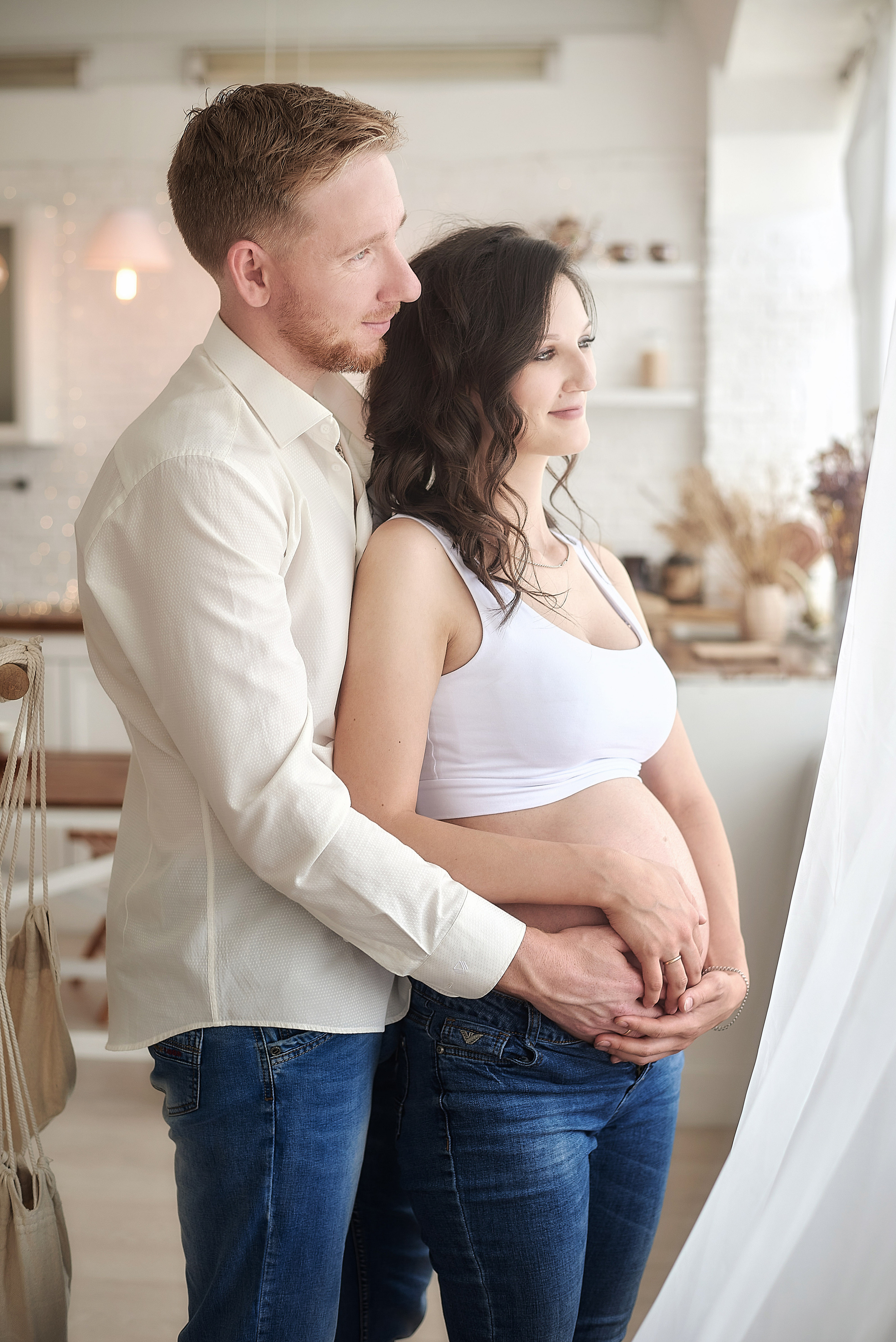 Фотосессиия — в ожидании малыша. Фотограф Елена Дука. Контент съемка. Семейная фотография