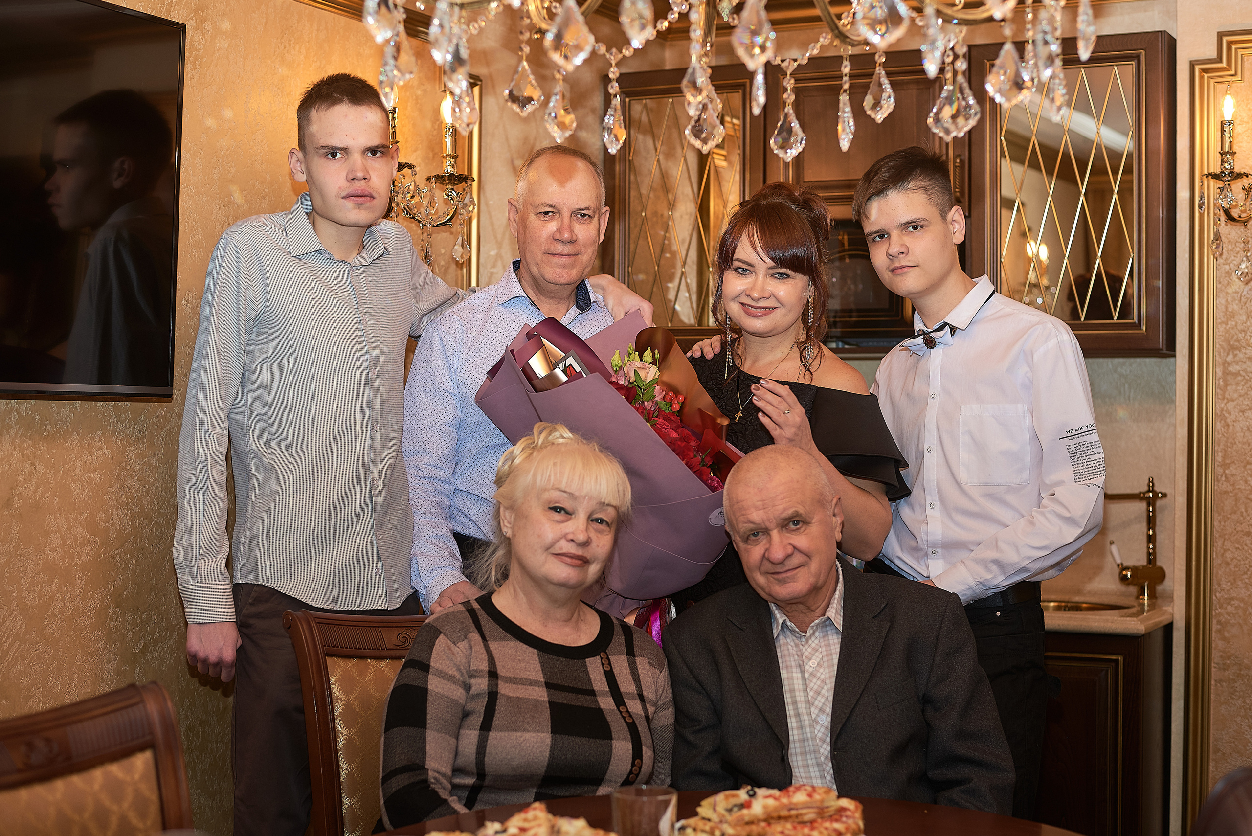 Юбилей. Фотограф Елена Дука. Контент съемка. Семейная фотография