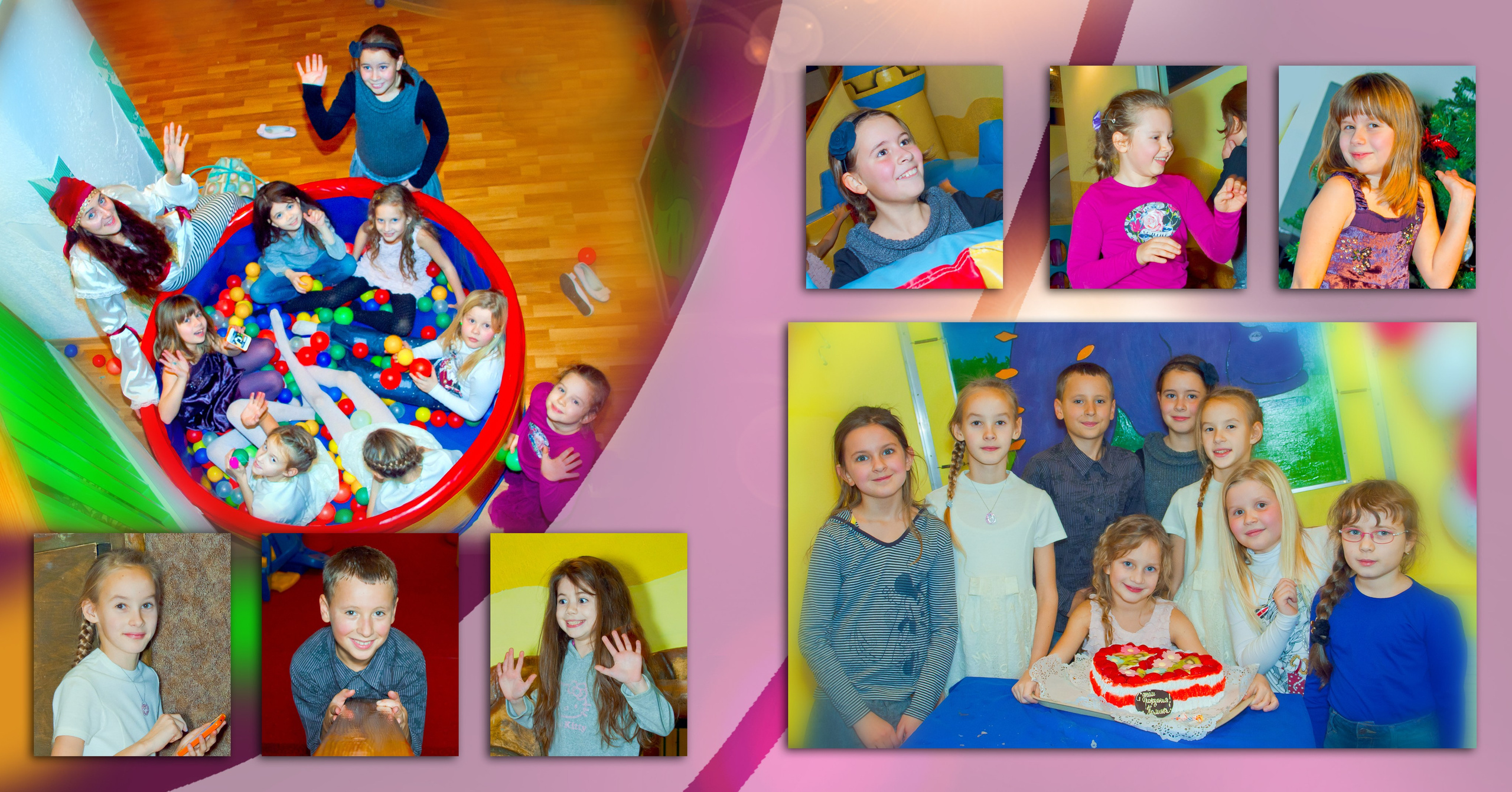 Фотокнига Полина 9 лет. Skazka.wfolio.pro