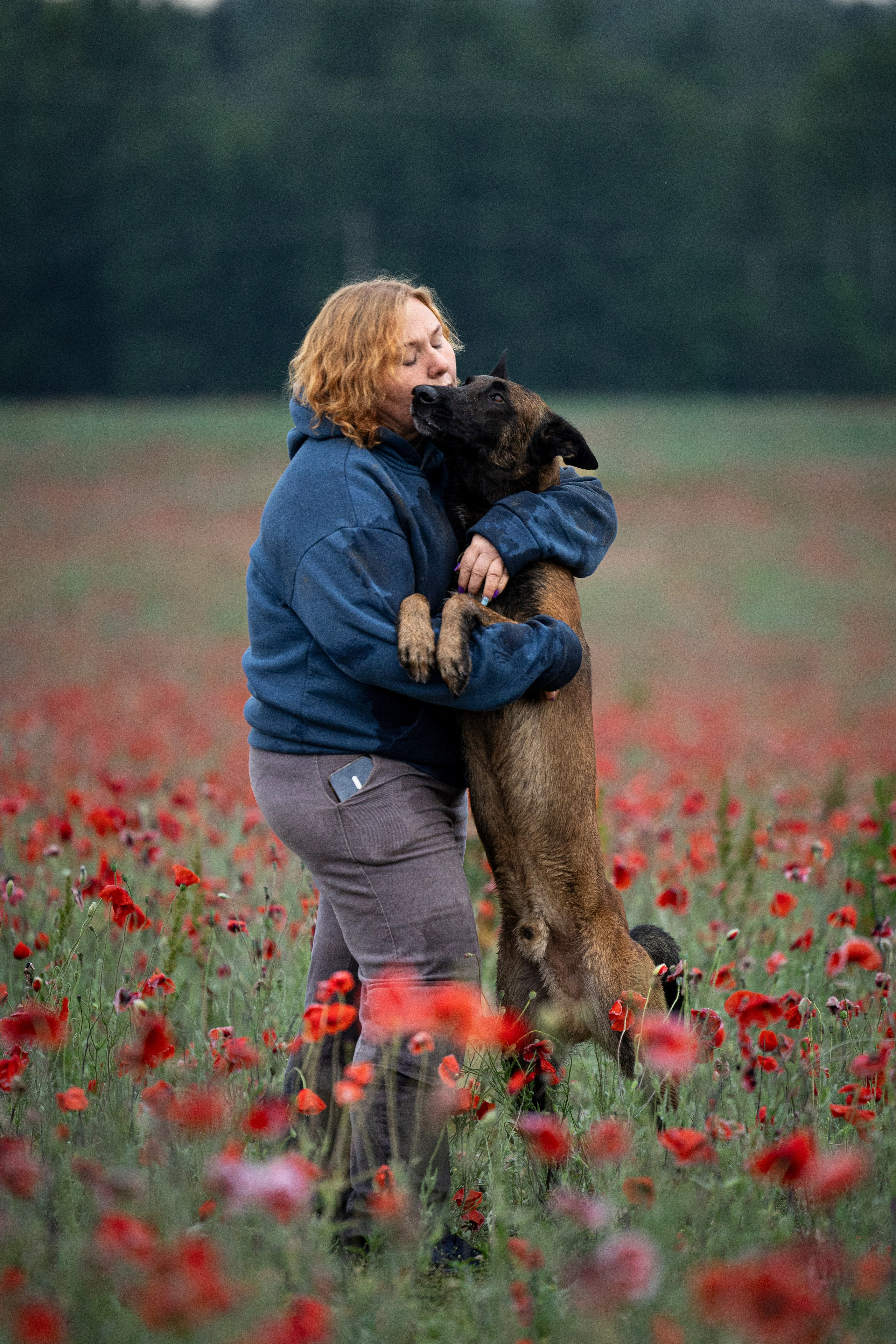 Маковое поле. Фотограф-анималист Анна Маринич
