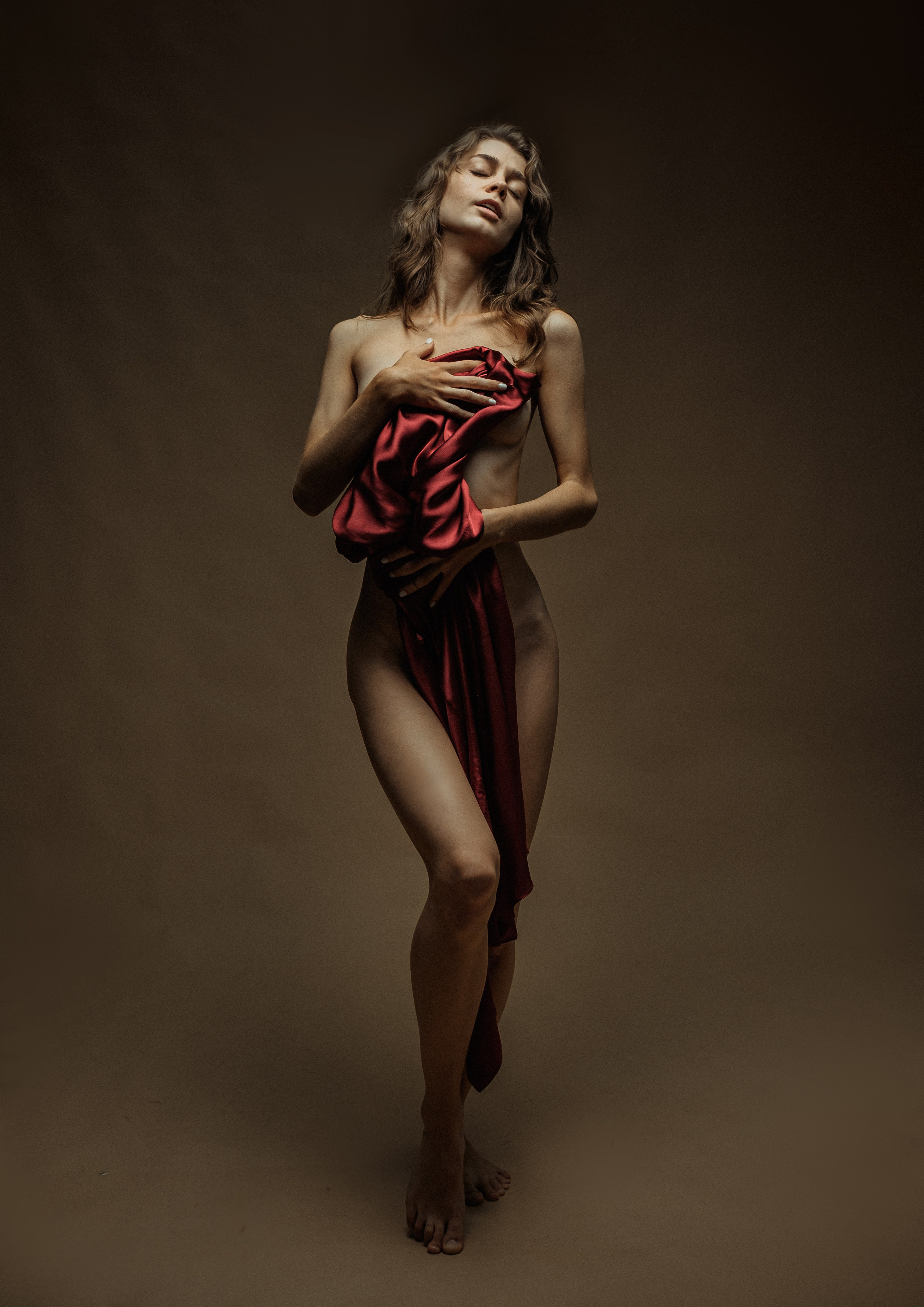 женский портрет в студии 