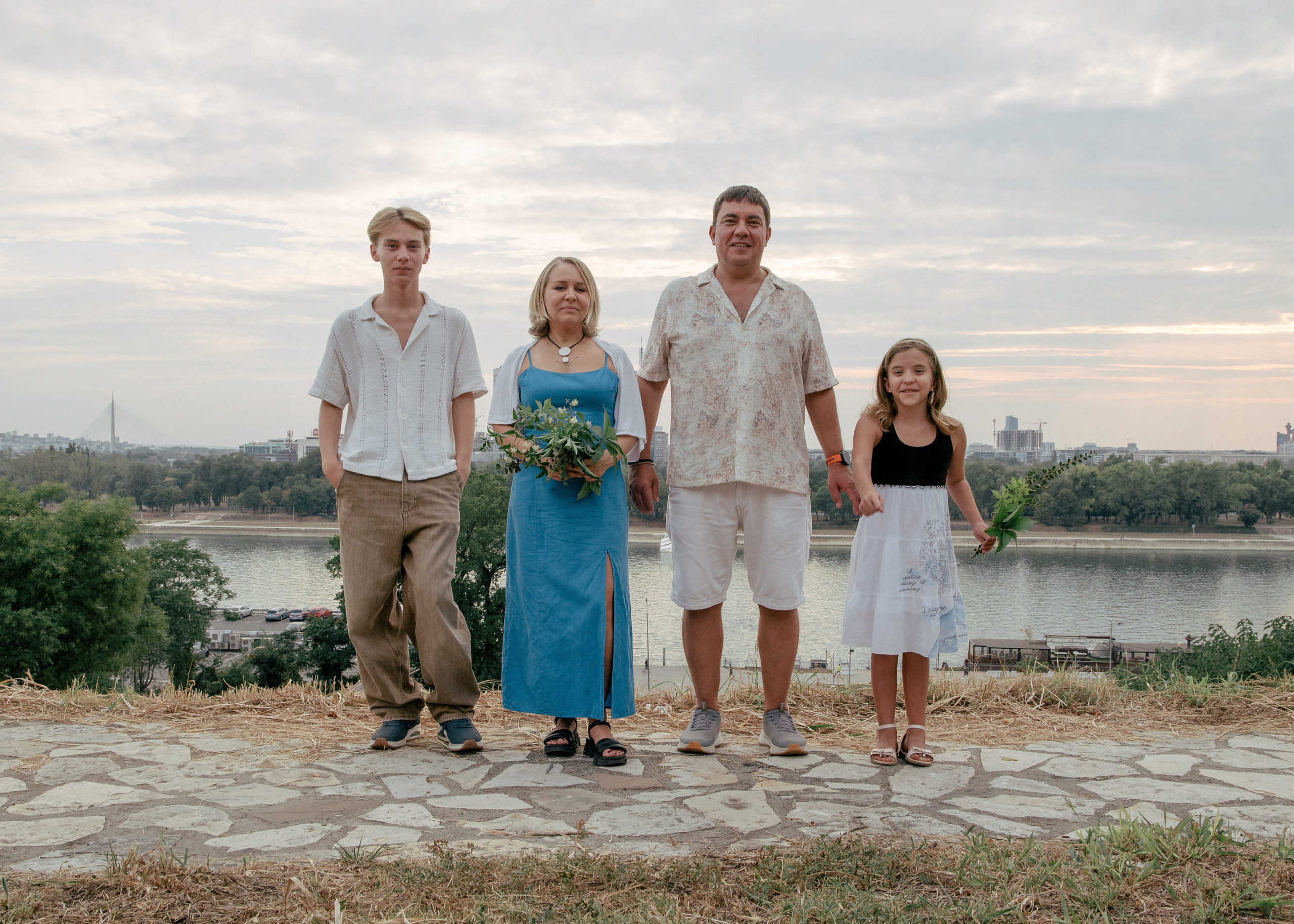 Nadia's family. Art-photographer Ira Wind