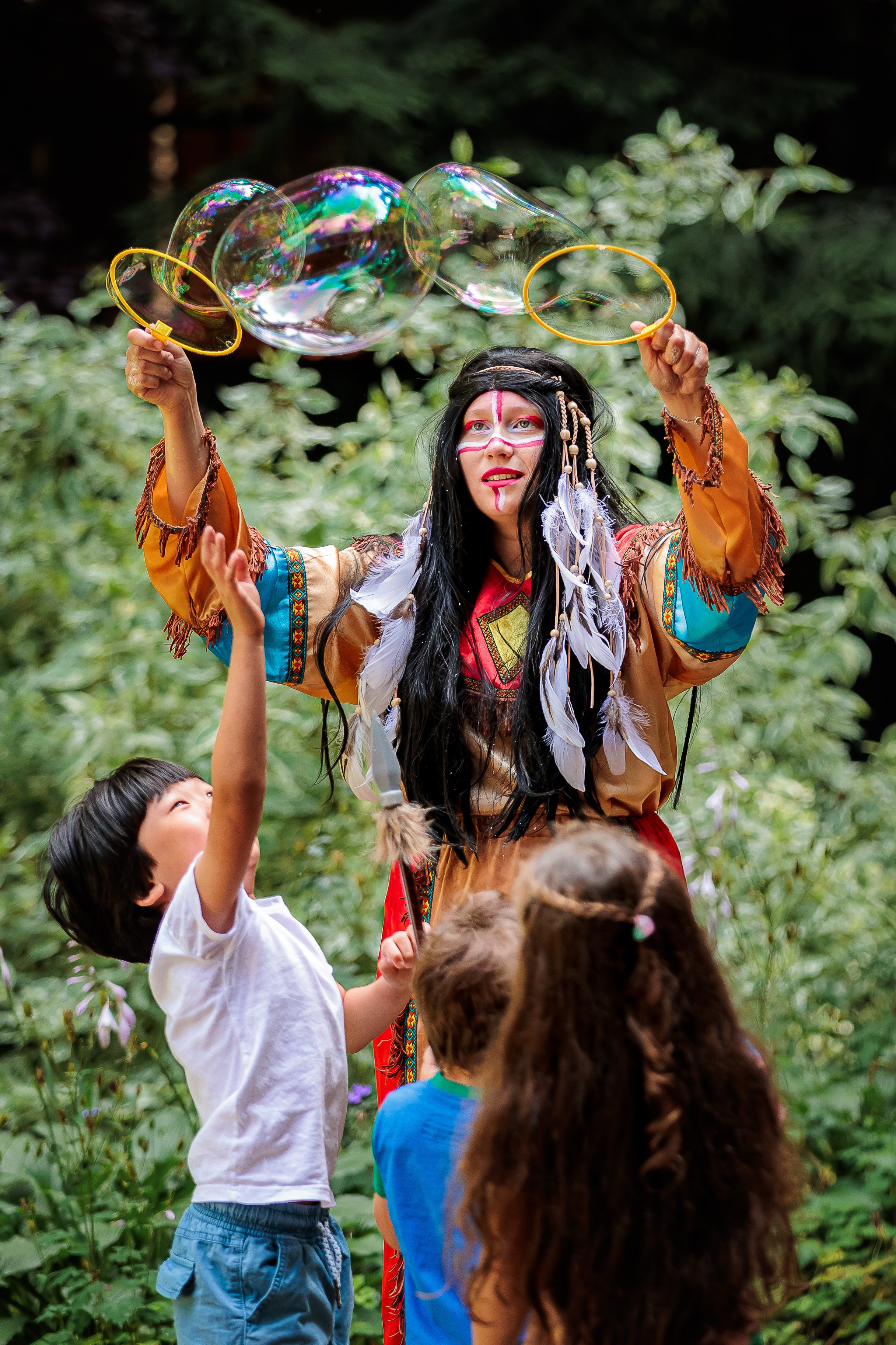 День рождения Леона «Индейцы». Семейный и детский фотограф Комина Елена, Власиха, Одинцово