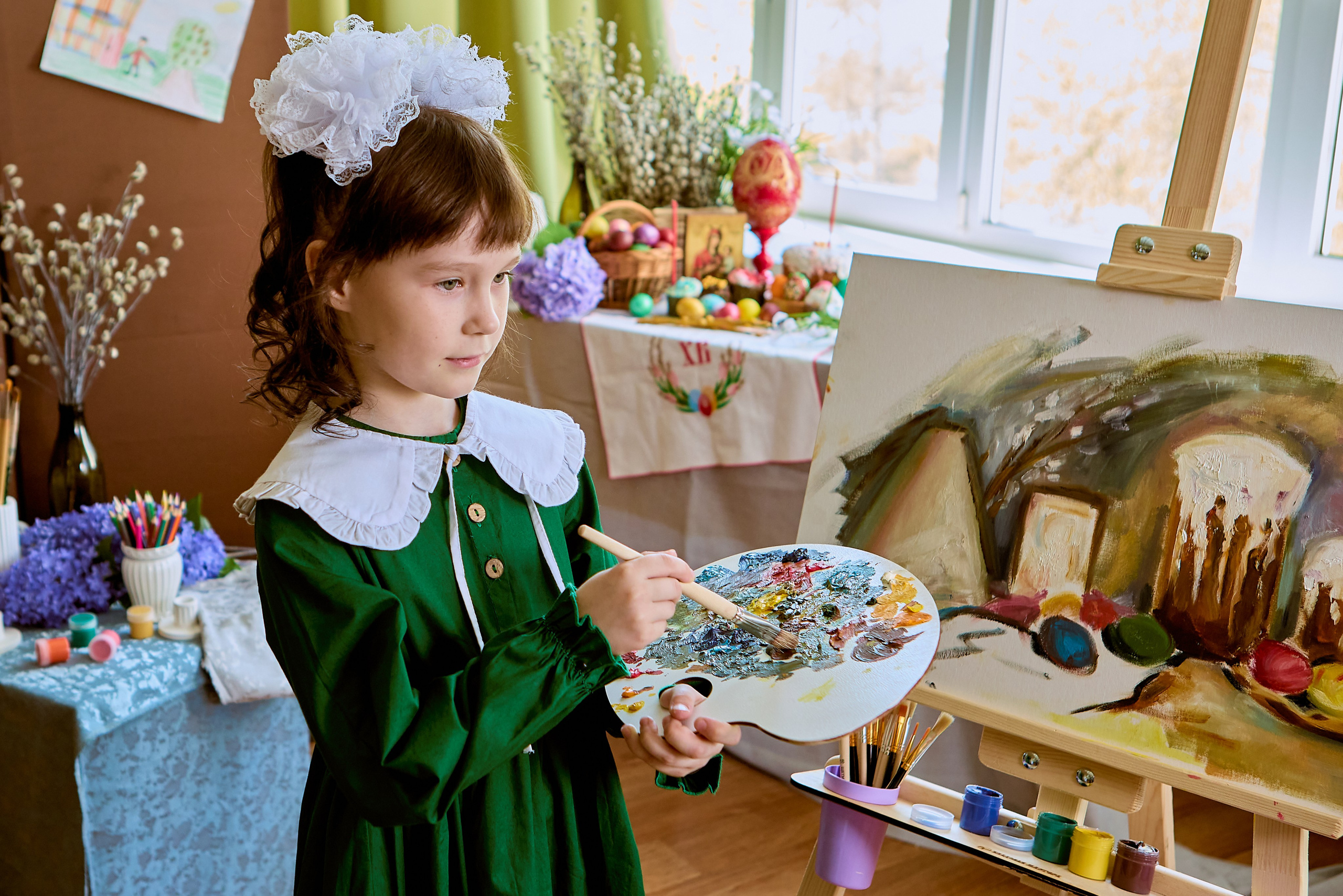 Творческая фотосессия художники