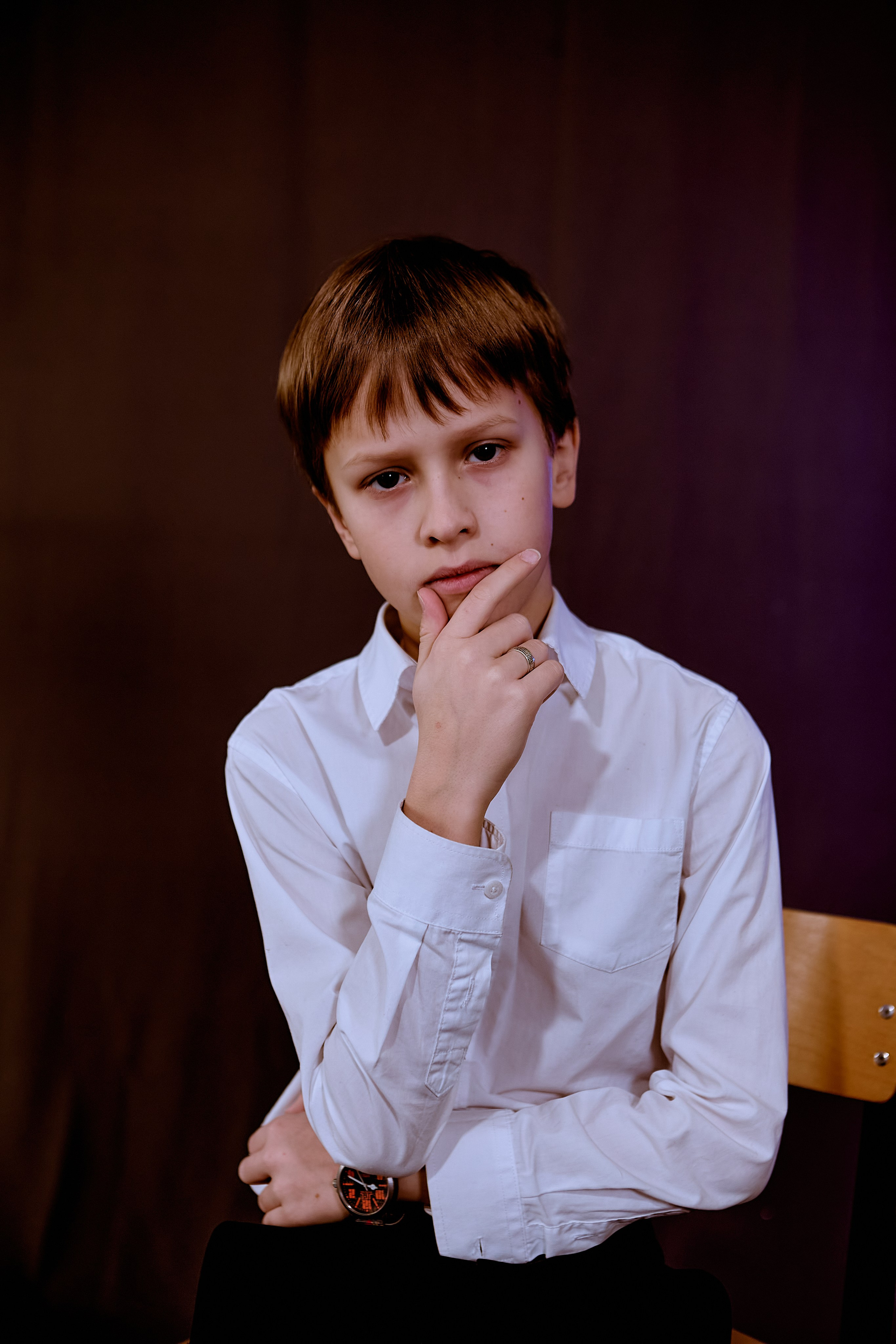 Школьная фотосессия в православной гимназии преподобного Серафима Саровского.