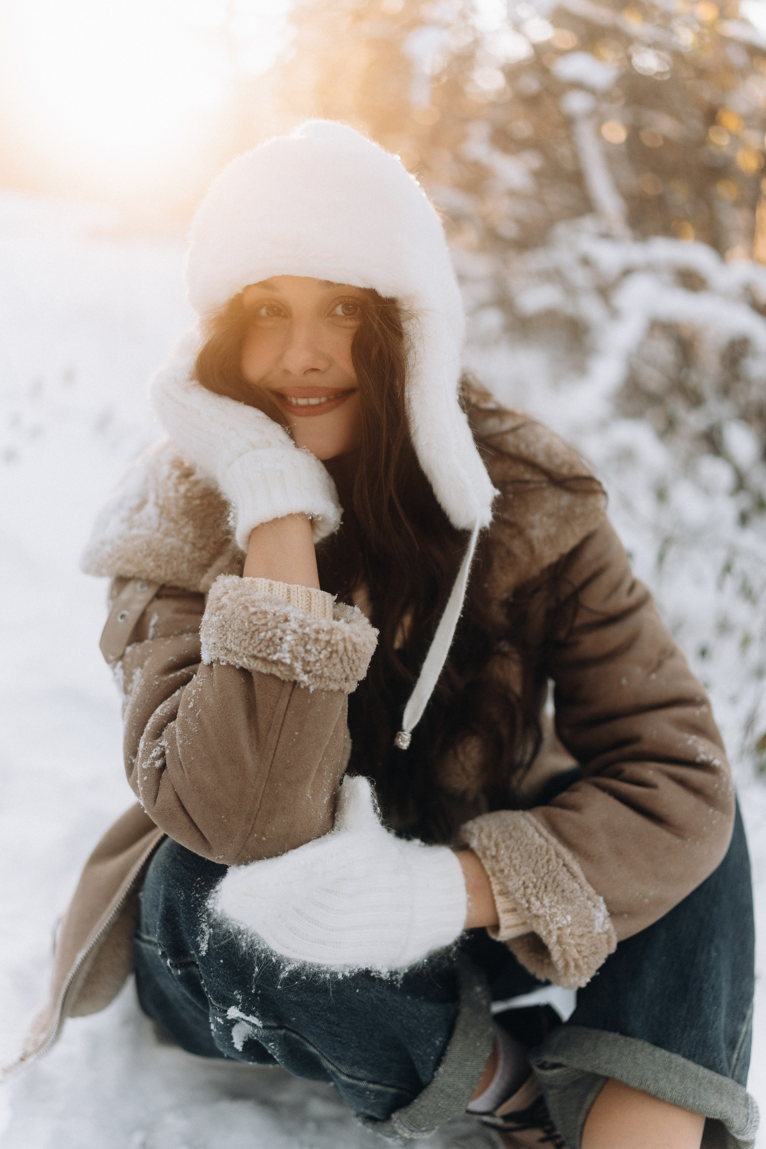 Валентина | Снежная прогулка. Портретный свадебный фотограф Крым | Евгения Щитенко