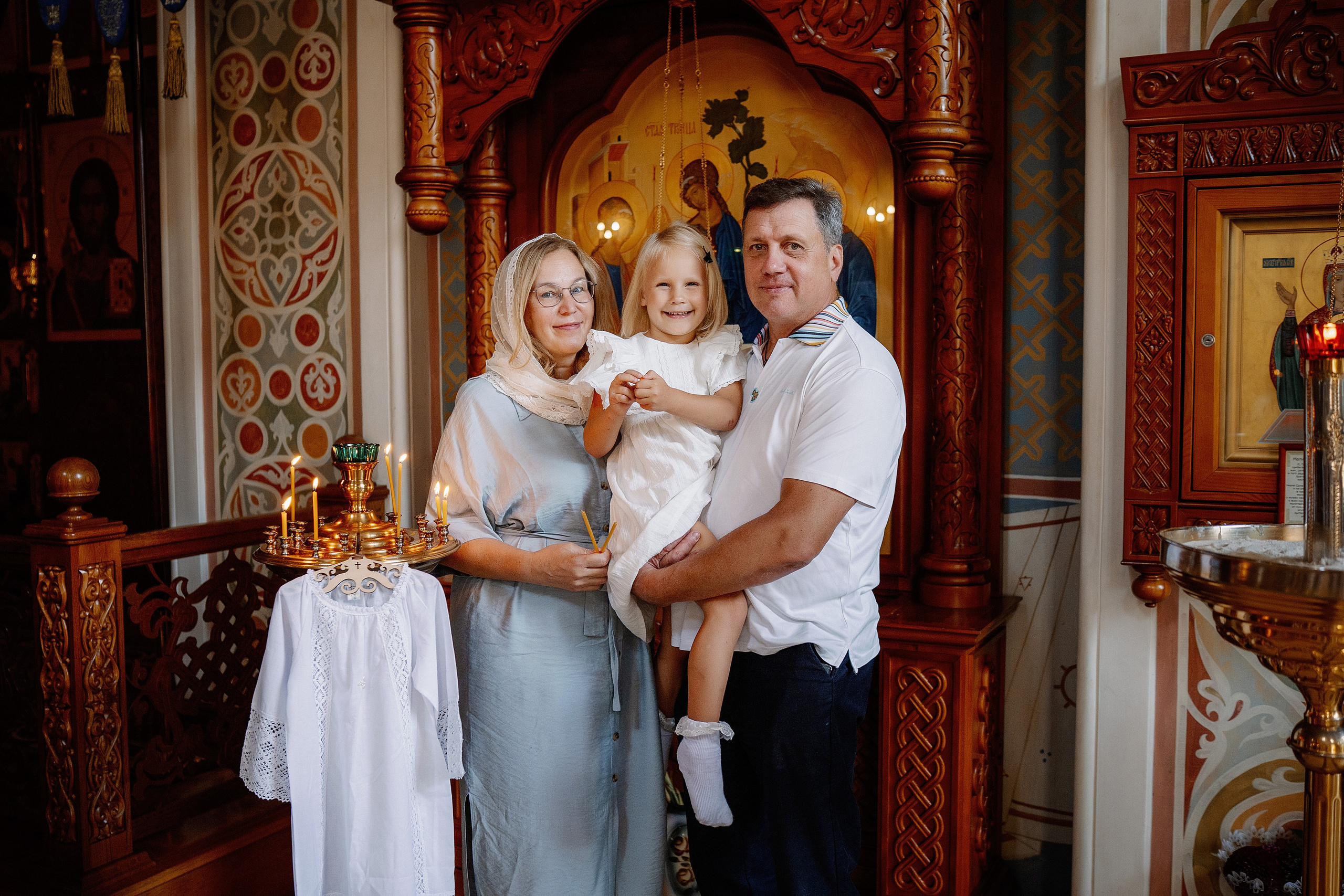 Крещение Евы. Фотограф на Крещение и Венчание в Красноярске Рамазанова Юлия