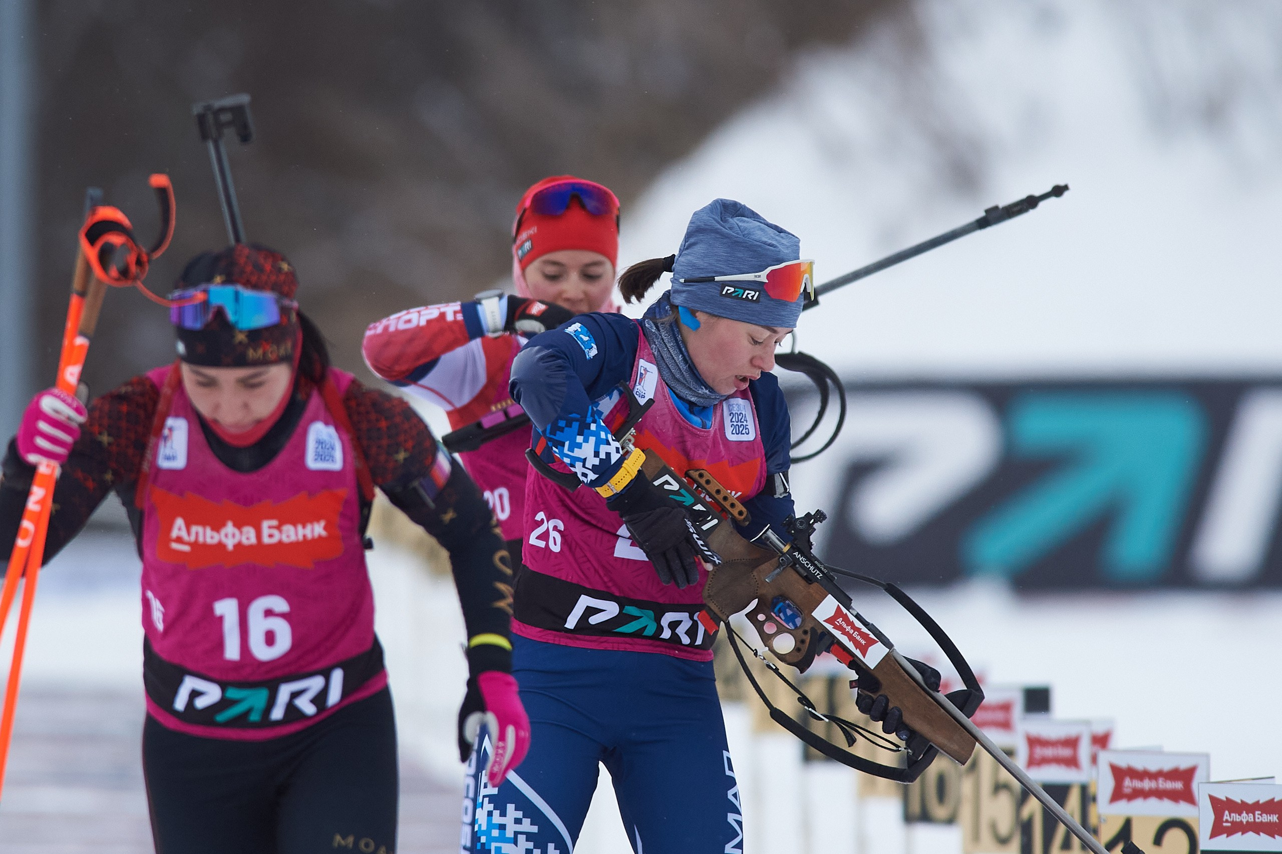 Биатлон. Чемпионат России — 2024/2025, 3-й этап, Ижевск. Ижевская винтовка. Спортивный репортажный фотограф в Ижевске Сергей Мерзляков