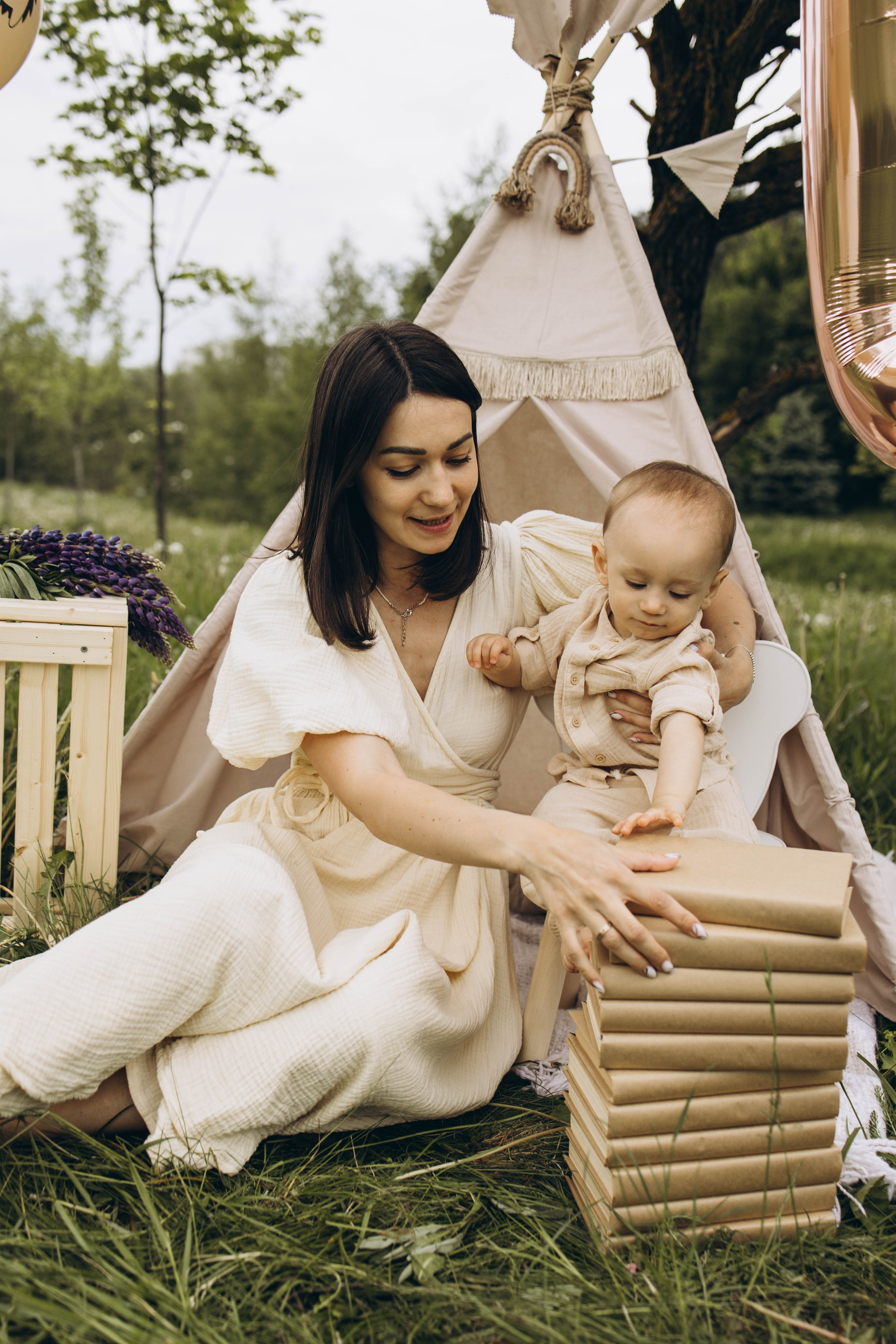 Маша, Женя, Ариана и Мирон. Семейный фотограф в Москве Виктория Ястребинская