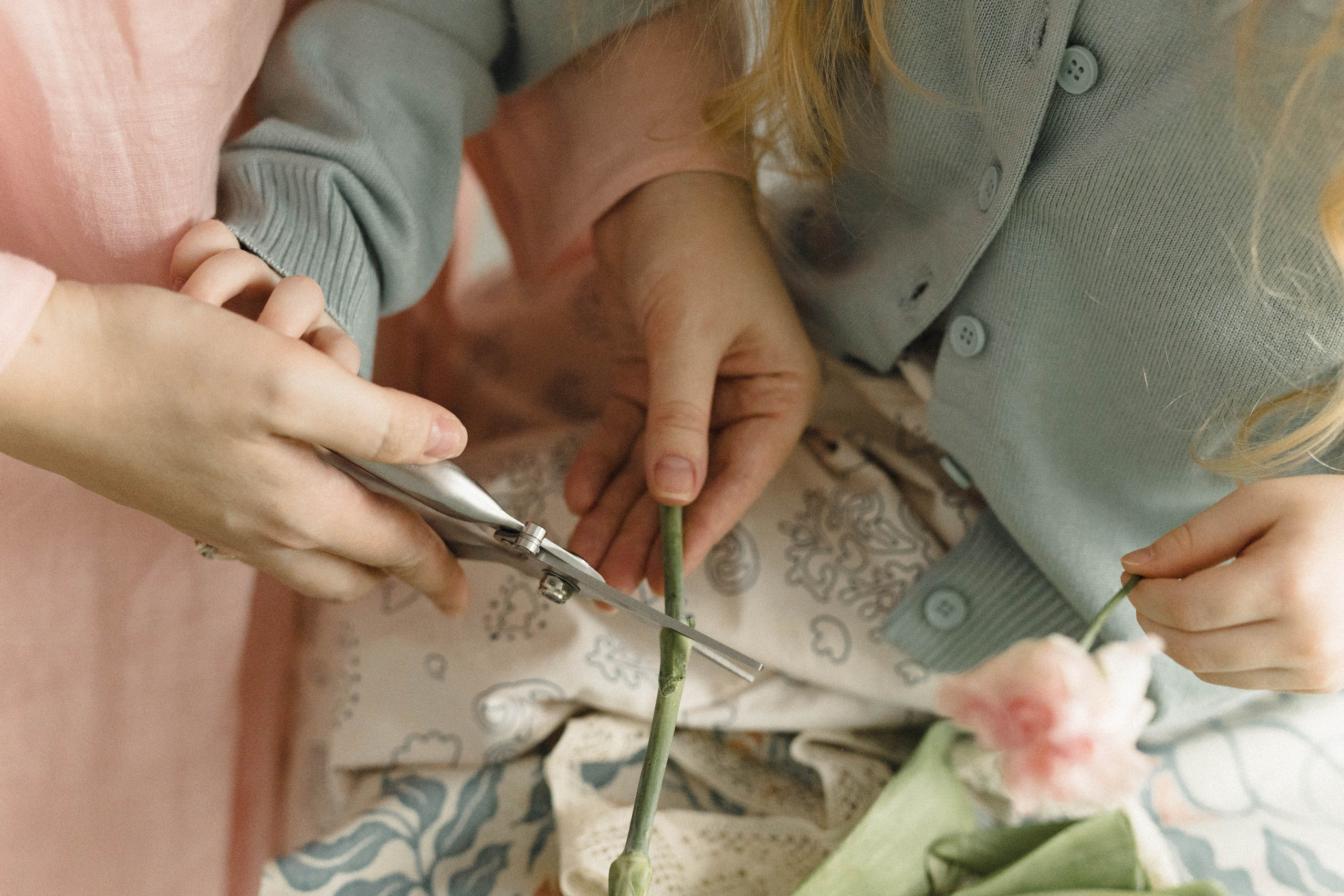 Утро с мамой. Фотография о важном