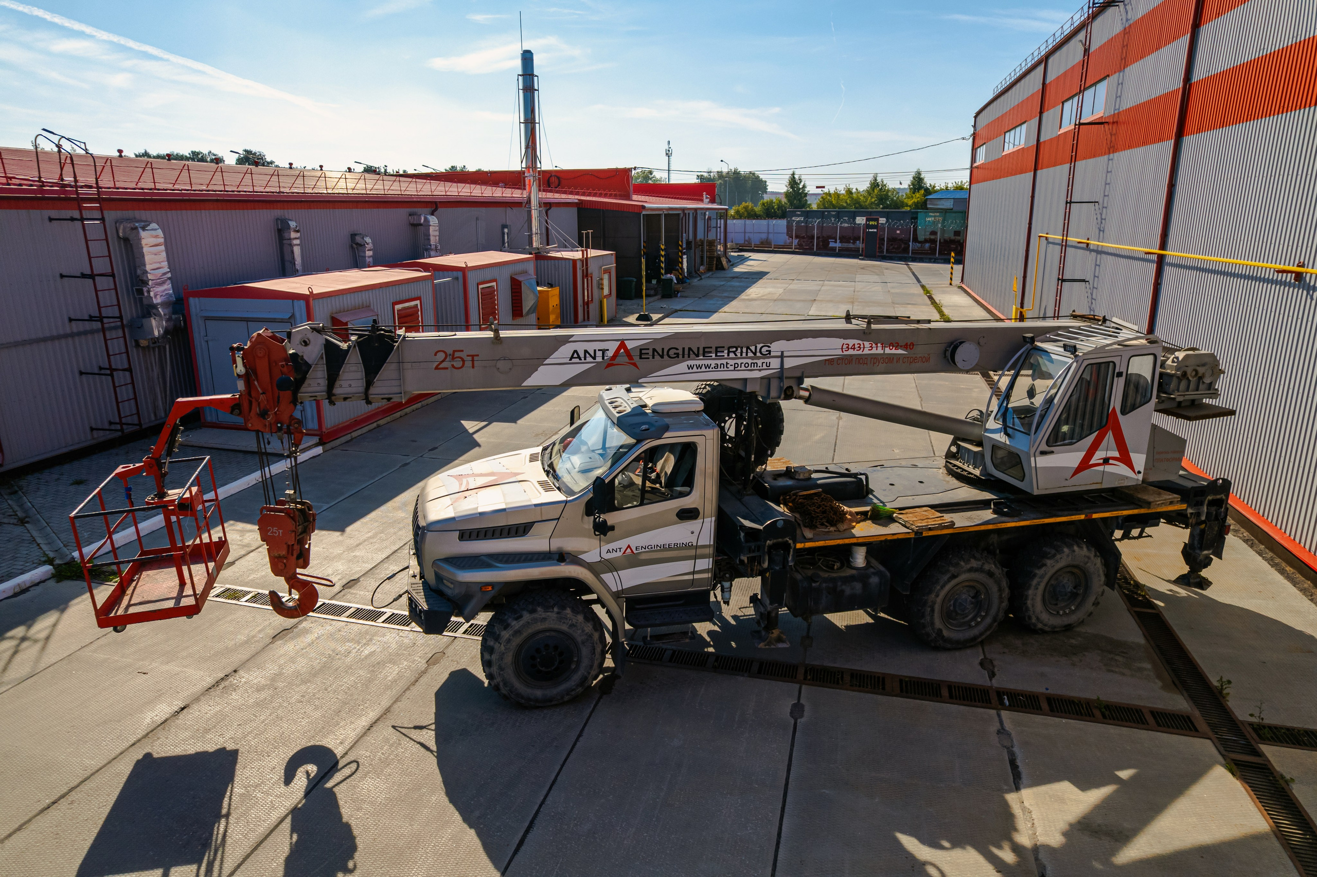 Производственная территория компании АНТ. Дмитрий Судаков, фотограф в Екатеринбурге и Москве