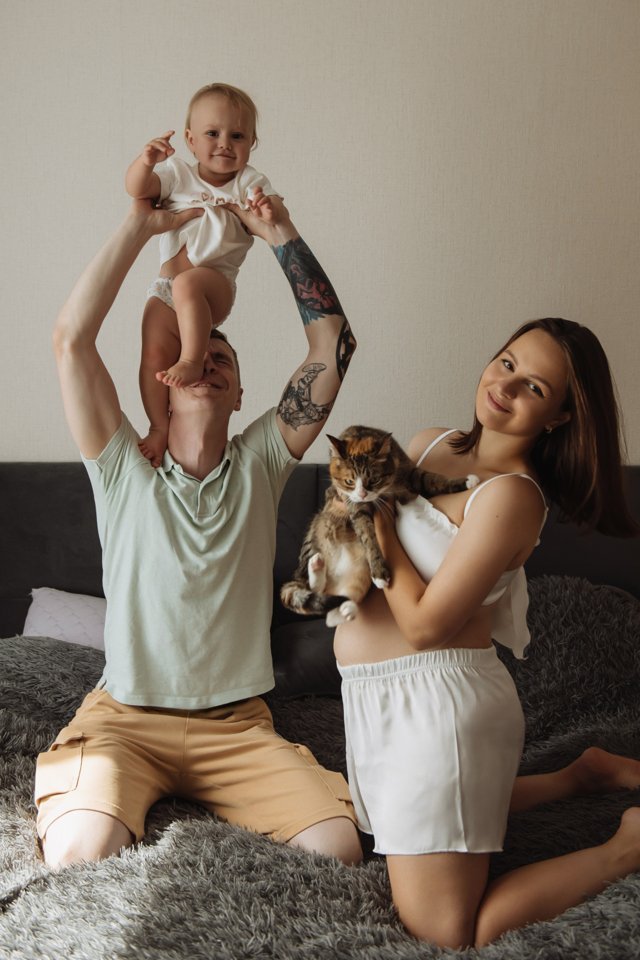 Лев, Ксения, и маленькая Милана. Свадебный, портретный, фотограф беременности в Нижнем Новгороде Алина Зиновьева