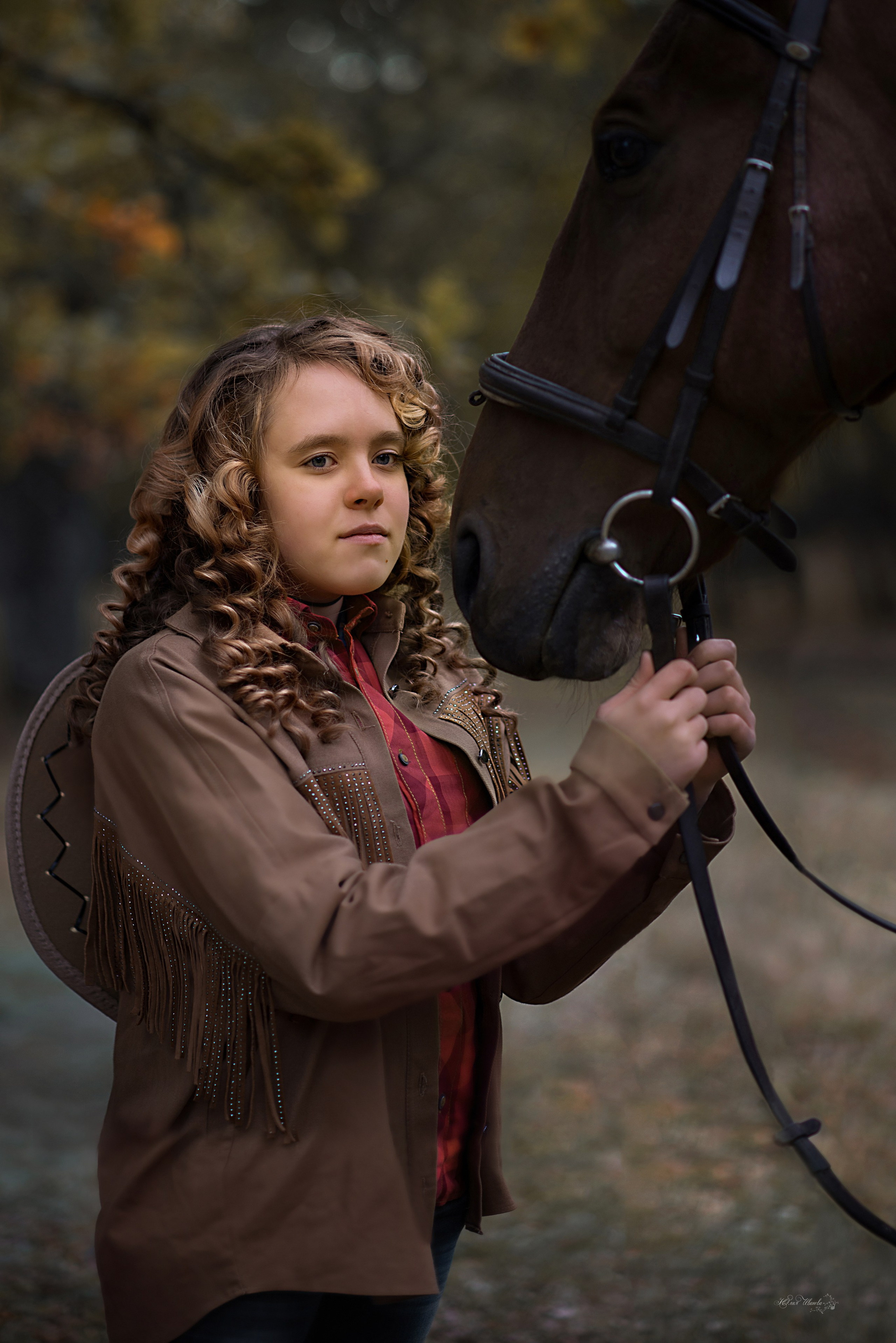 Ангелина и Финист. Конный фотограф в Саратове Юлия Иванова