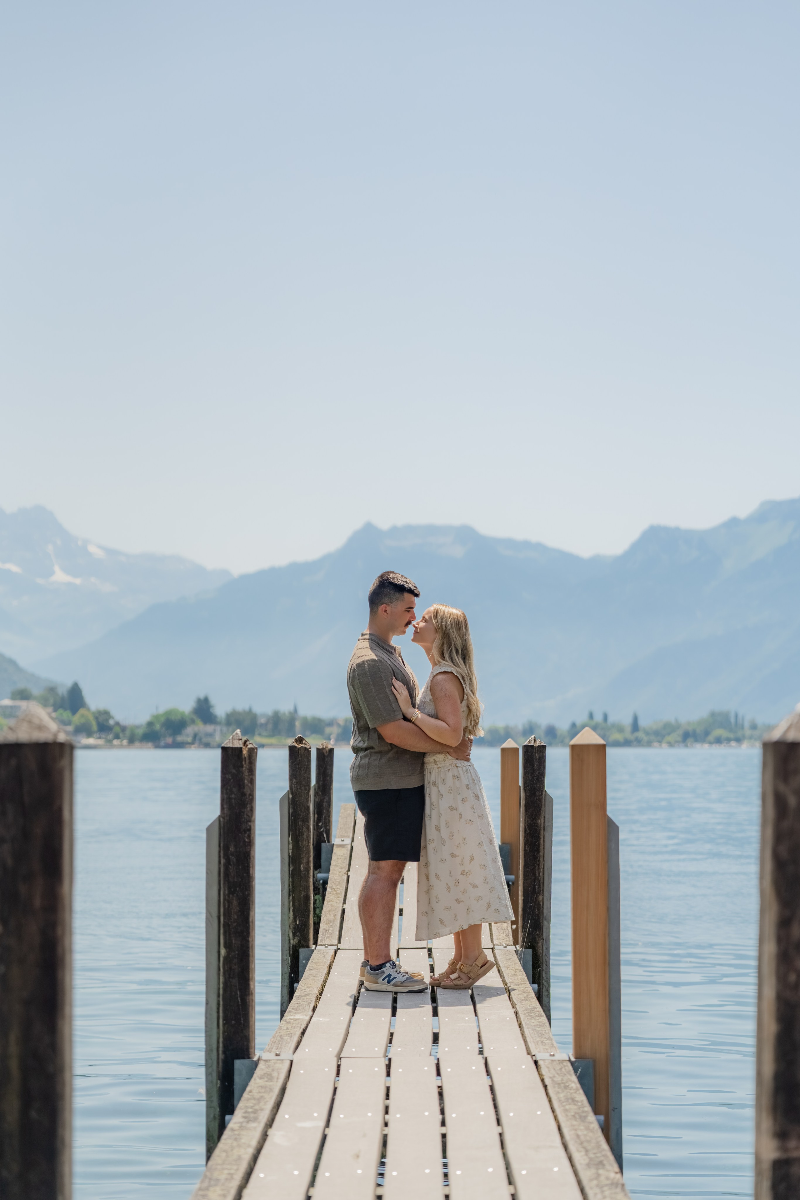 Brooklyn & Dakota | Proposal Montreux. Профессиональный свадебный фотограф в Женеве и Швейцарии | Таня Вовчецкая