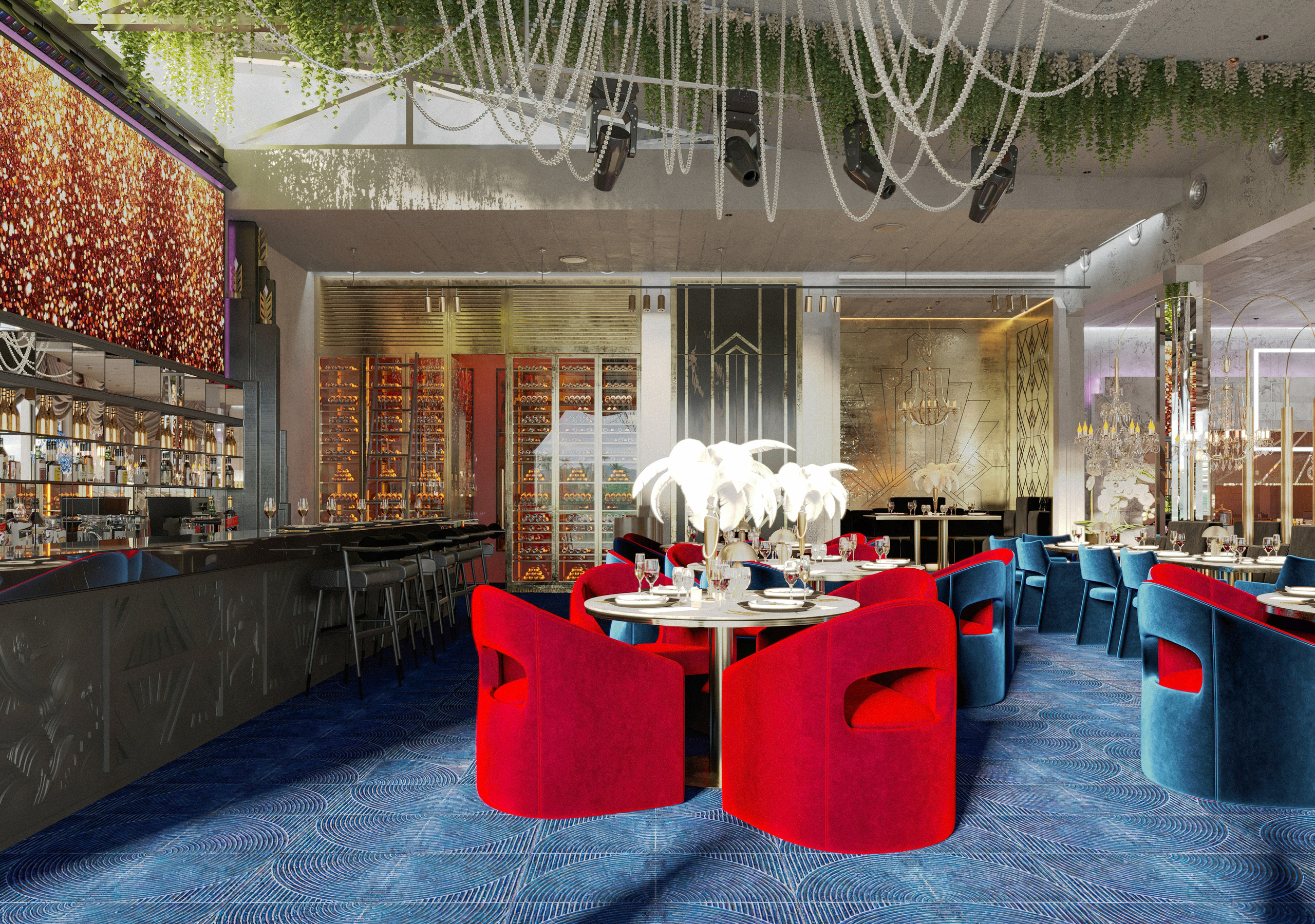 Ресторан CLC. Юлия Григорьева — 3D визуализатор