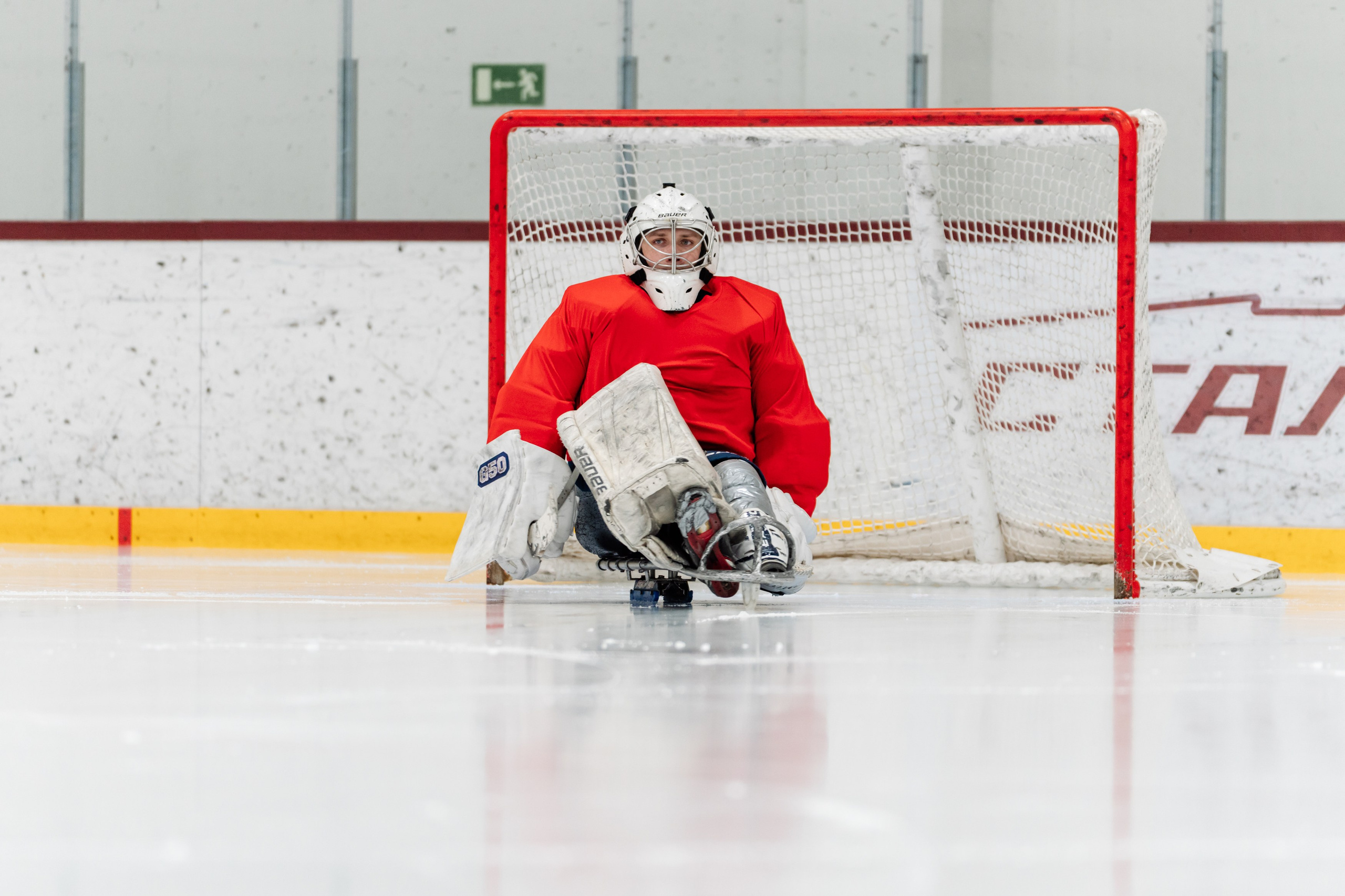Игра в следж хоккей приуроченная 23.02.26 в арене Сталкер