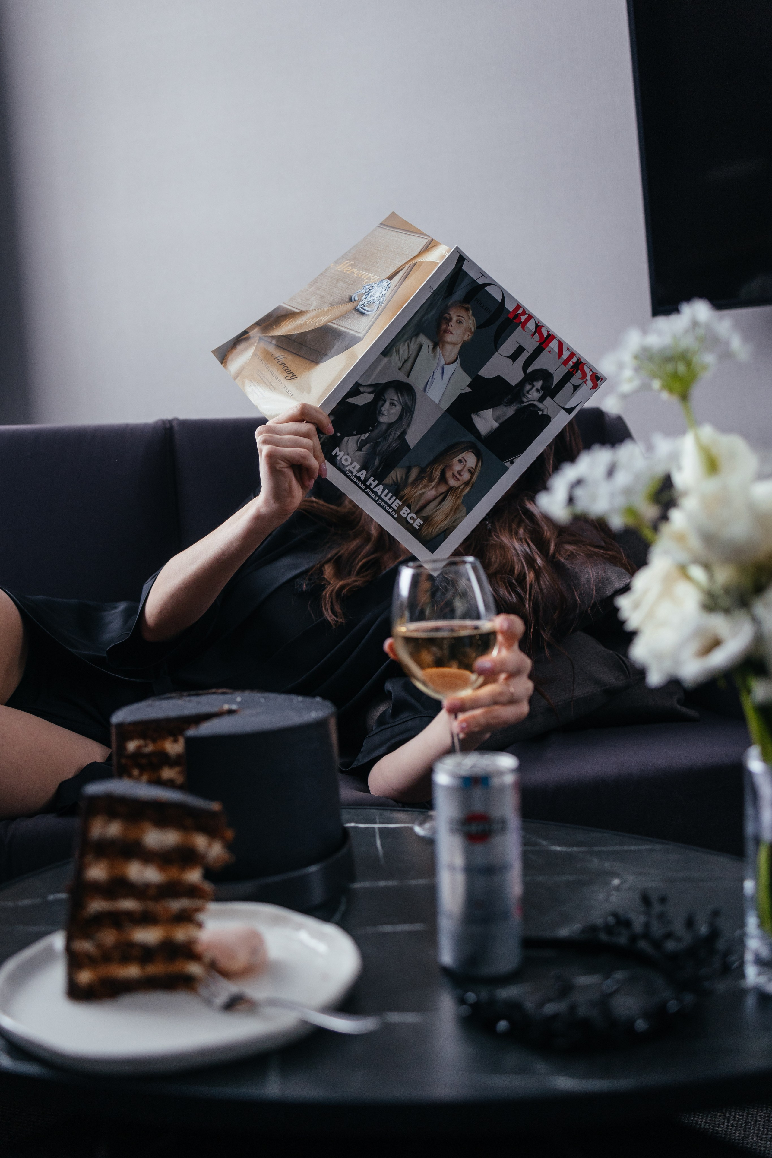 Черное платье. Фотограф Крохин Олег