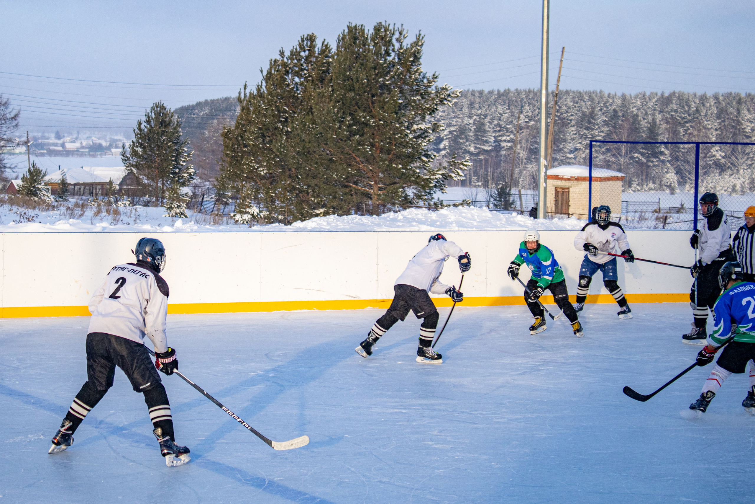Хоккей г.п Атиг-г.п Дружинино