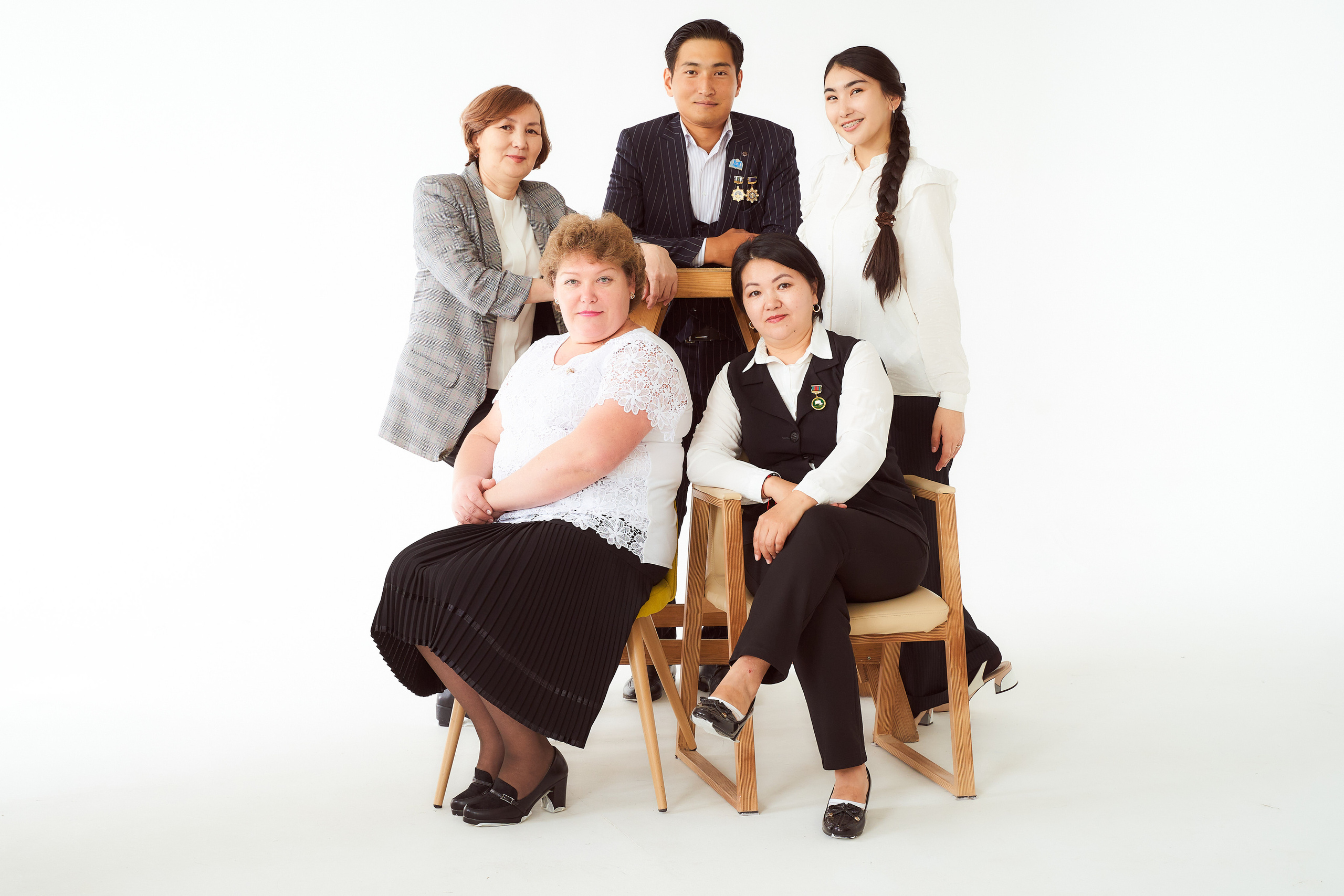 Библиотекари в студии. Фотограф в Уральске Александр Хохлачёв | HOHLACHEV.COM