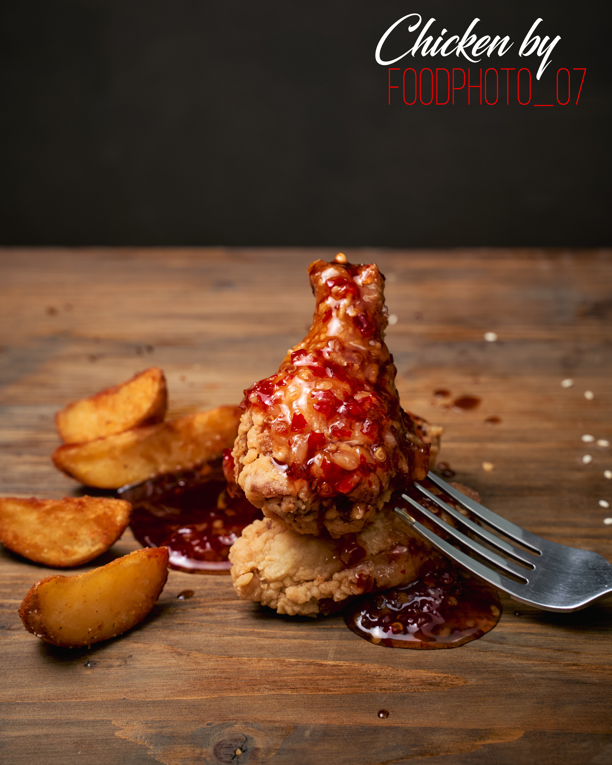 Goldie Chicken — куриные крылышки. Фотограф в Уральске Александр Хохлачёв | HOHLACHEV.COM