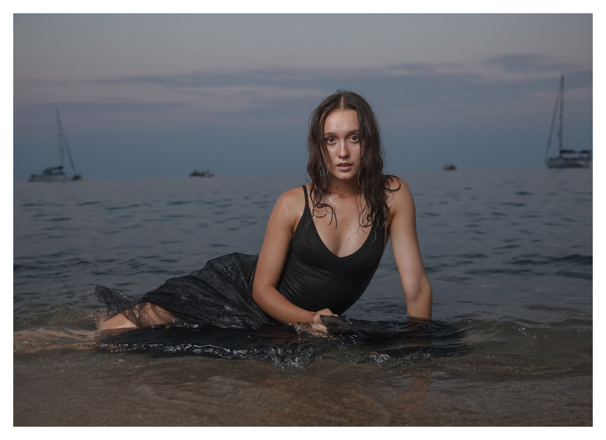 Лиза ЛИСТОПАД. портрет у моря. Фотография, как она есть