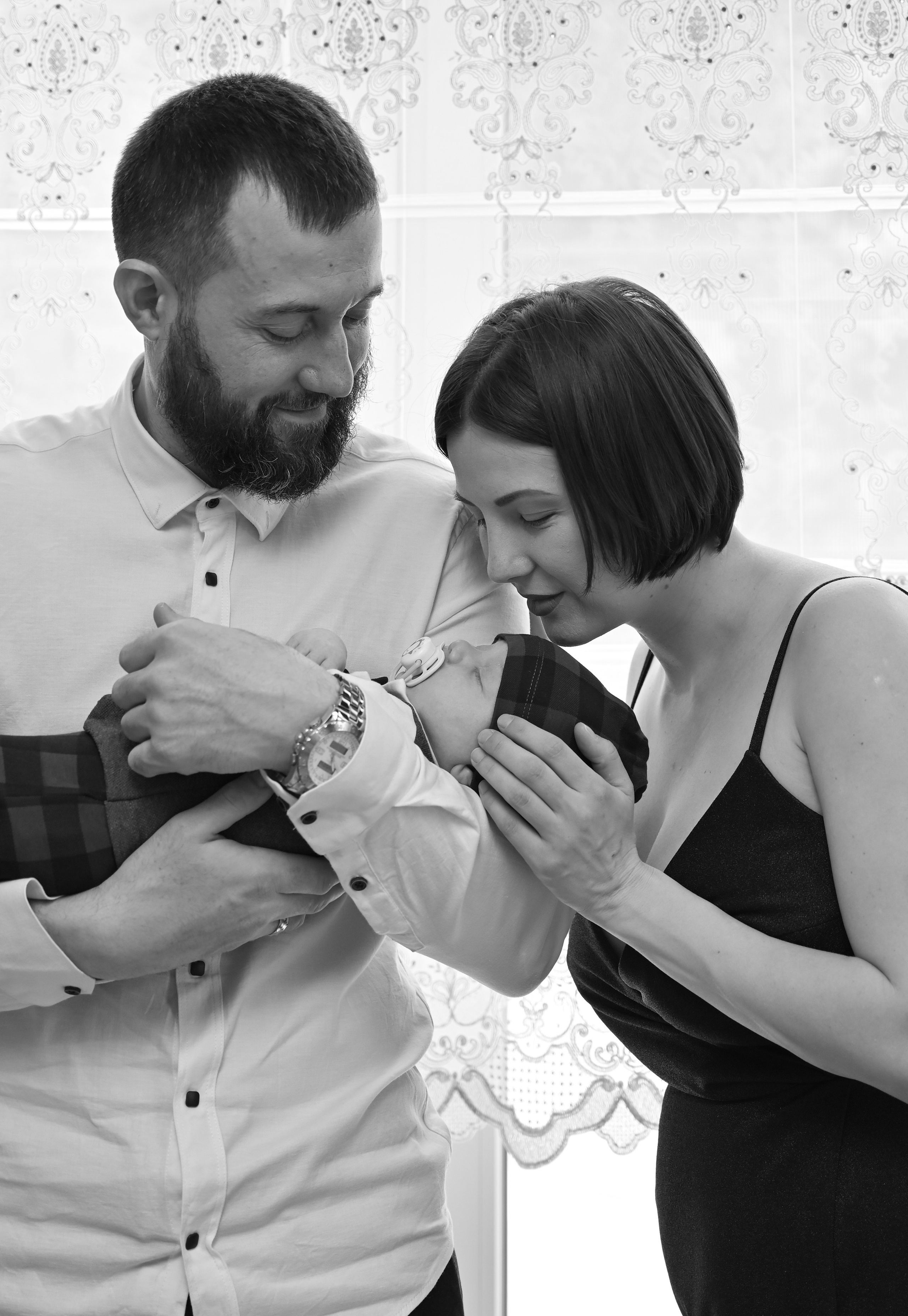 Домашняя съёмка Ольги и ее мужчин. Свадебный и семейный фотограф в Хабаровске Оксана Новикова