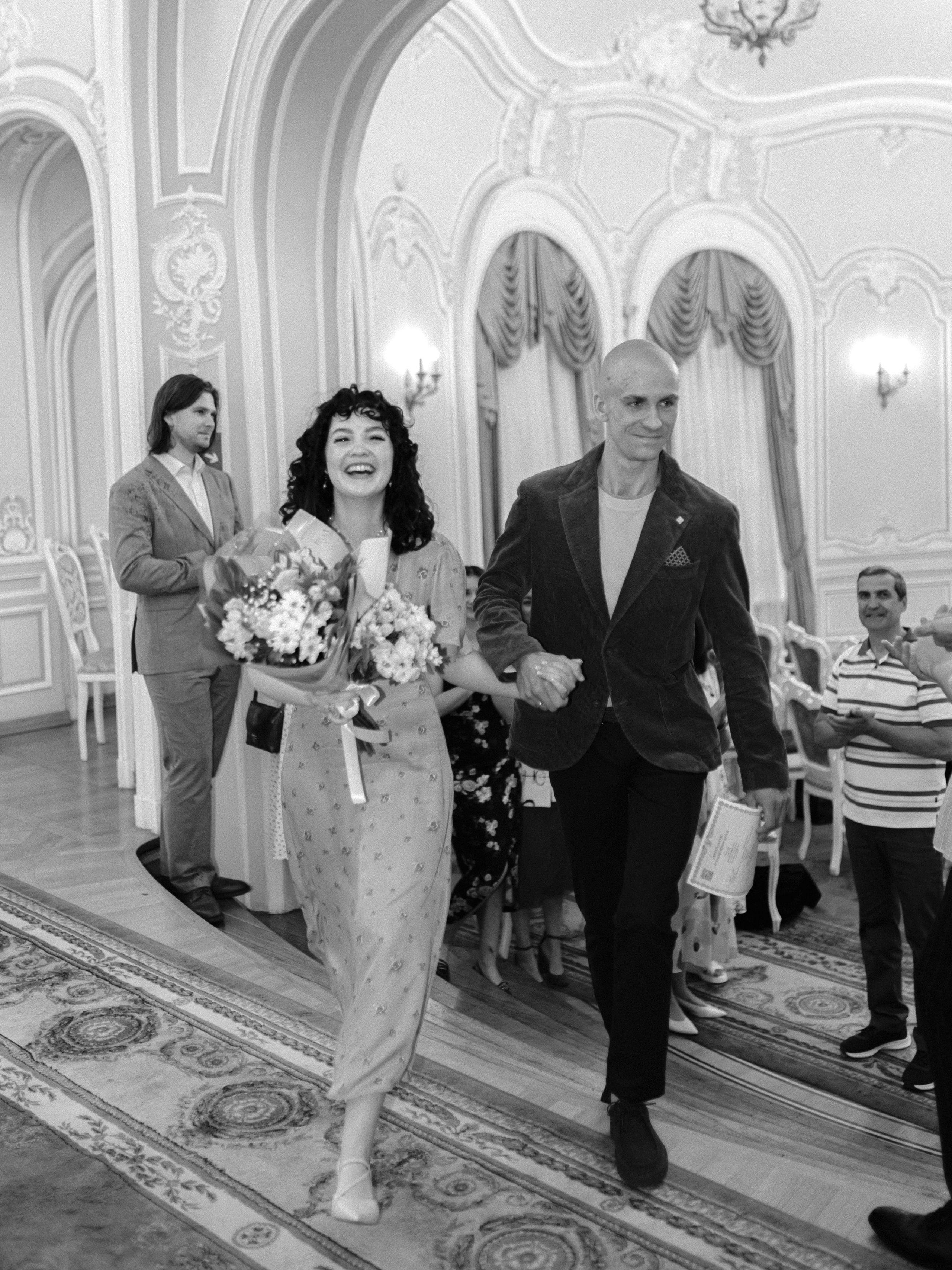 Загс Петроградки + ботанический сад. Фотограф СПБ Засорина Юлия